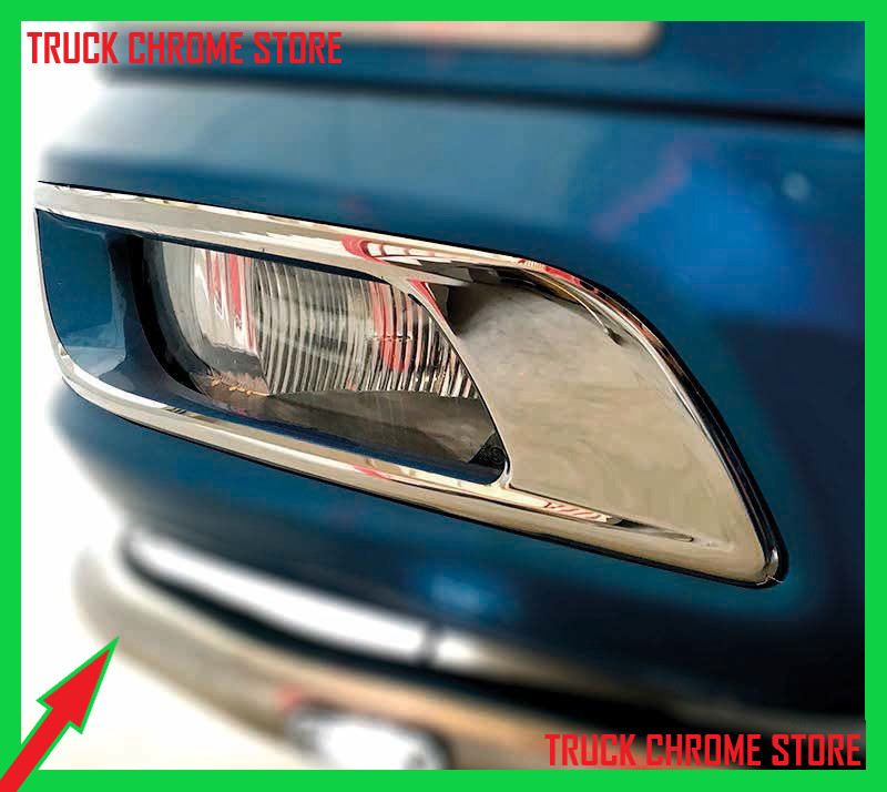 DAF XF 106 FOG FRAME CHROME Super Polished Stainless Steel. ( 1 SET )