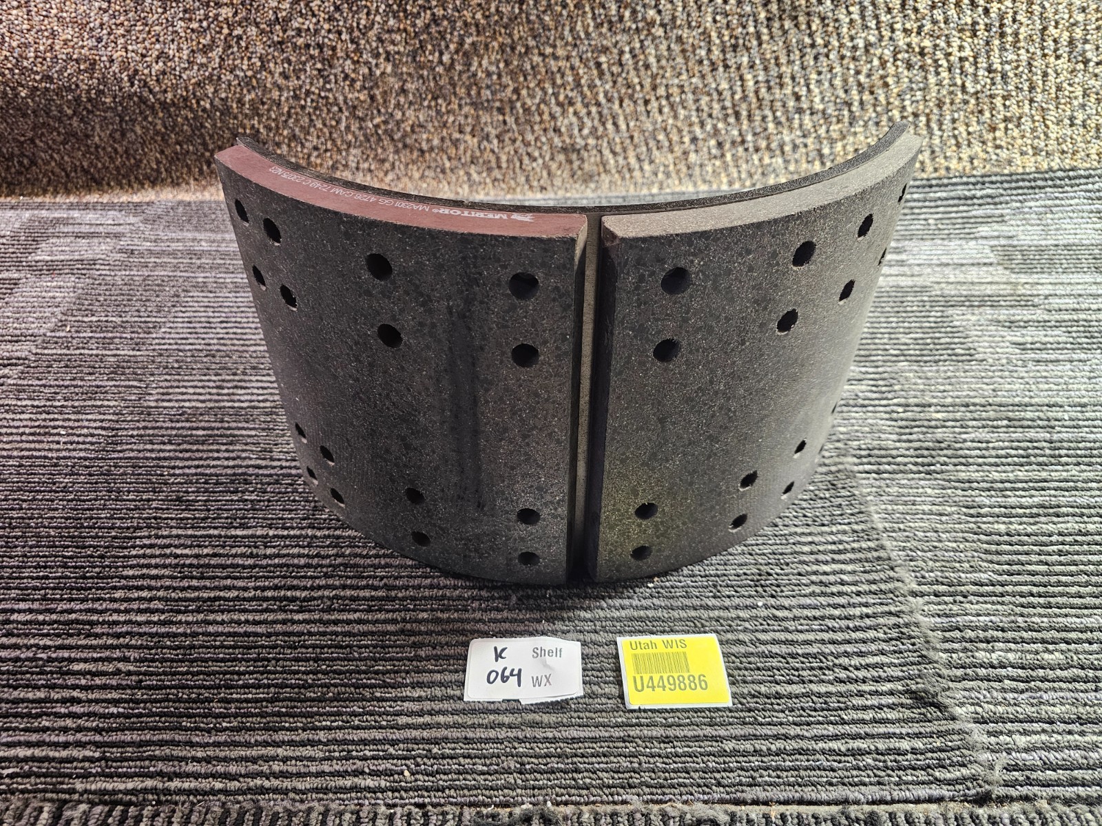 MERITOR BRK18842372 SMA23014728CP LINED SHOE 4728 CAM 7249