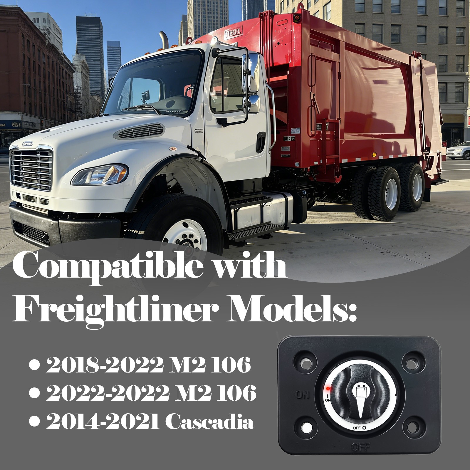 Heavy Duty Semi Truck Cutoff Switch A06-88420-000 for Freightliner Cascadia