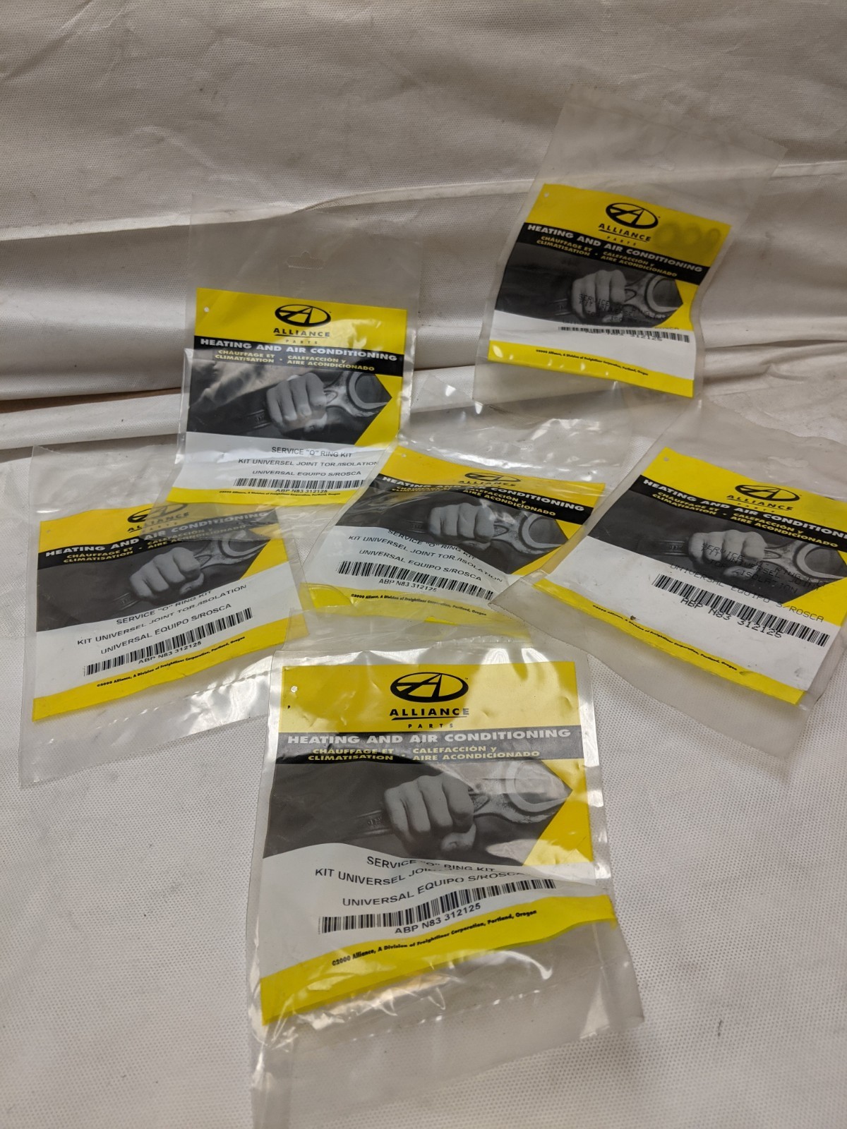 Alliance ABPN83312125 Service O-Ring Kit; ABP-N83-312125 (QTY. 6)