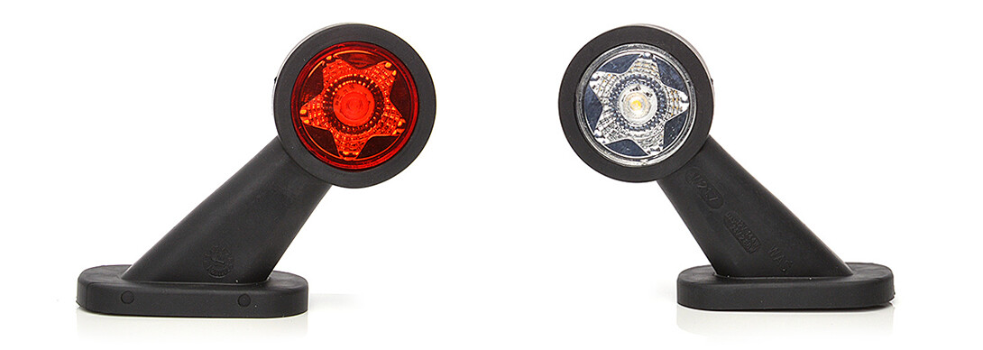 1 PAIR Trailer Side marker front and rear lamps 12/24V Truck Lorry Marker lights