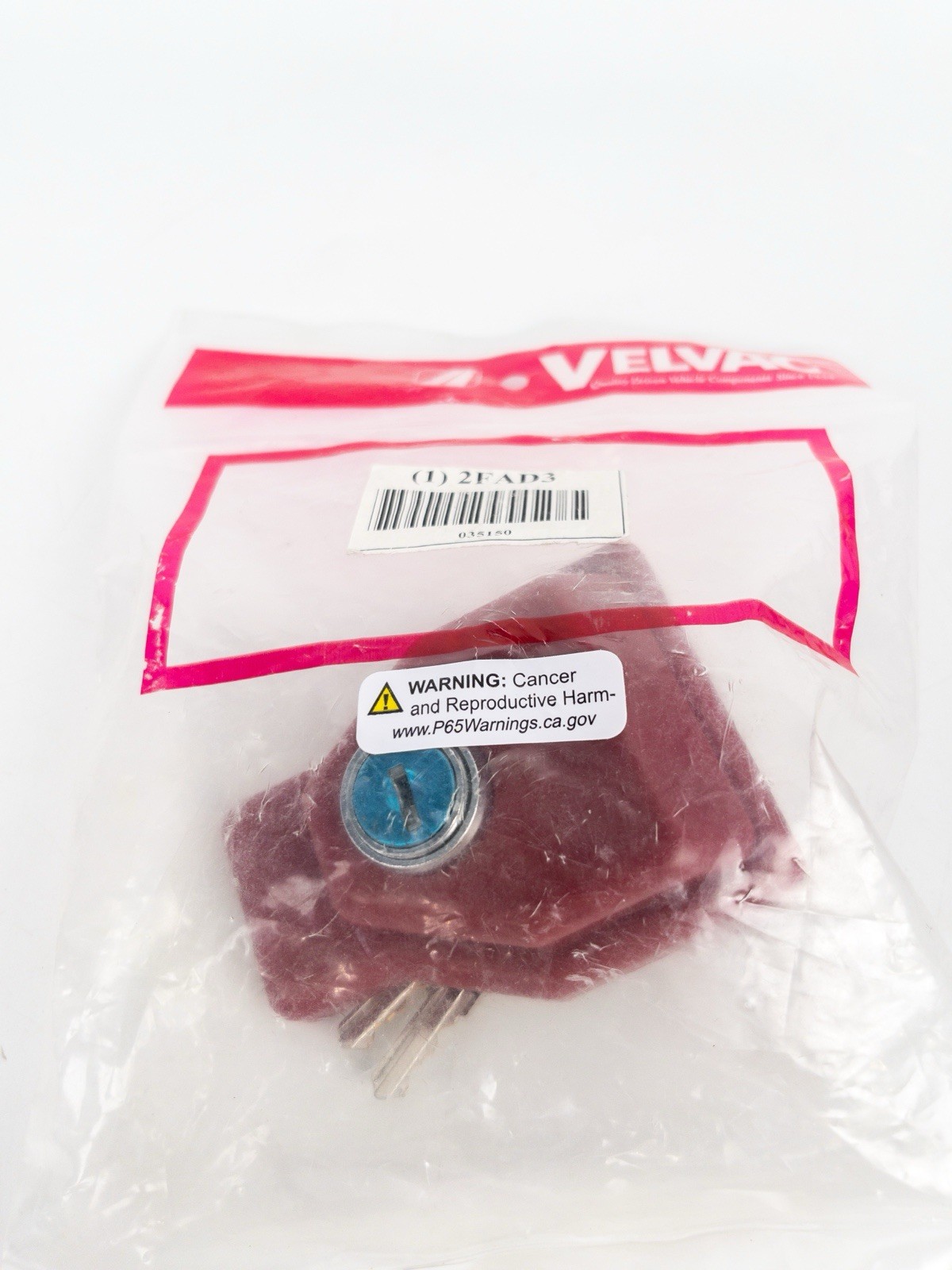 Velvac 2FAD3 Gladhand Glad Hand Lock with 2 keys Brand New Sealed