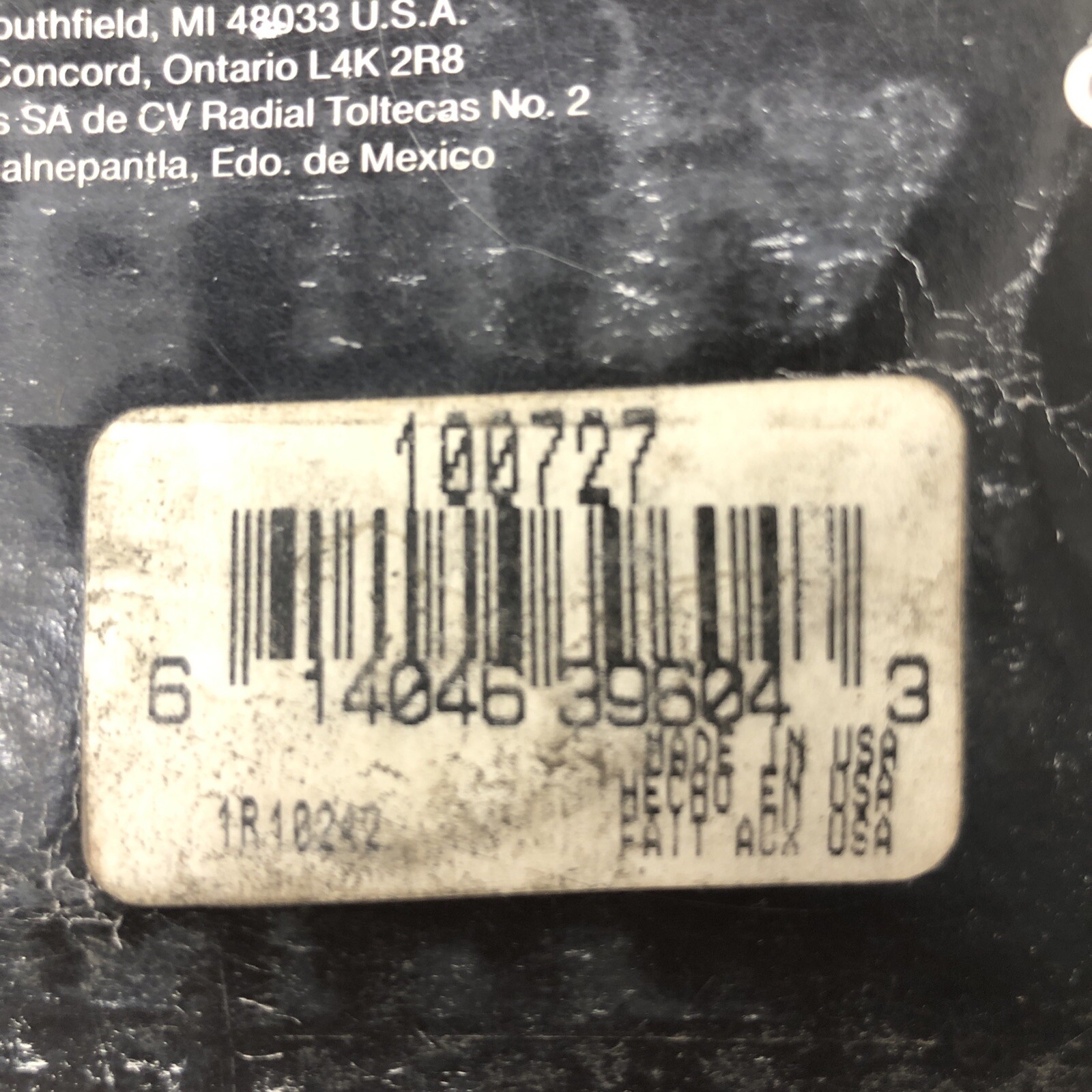 National Federal Mogul 100727 Pinion Seal