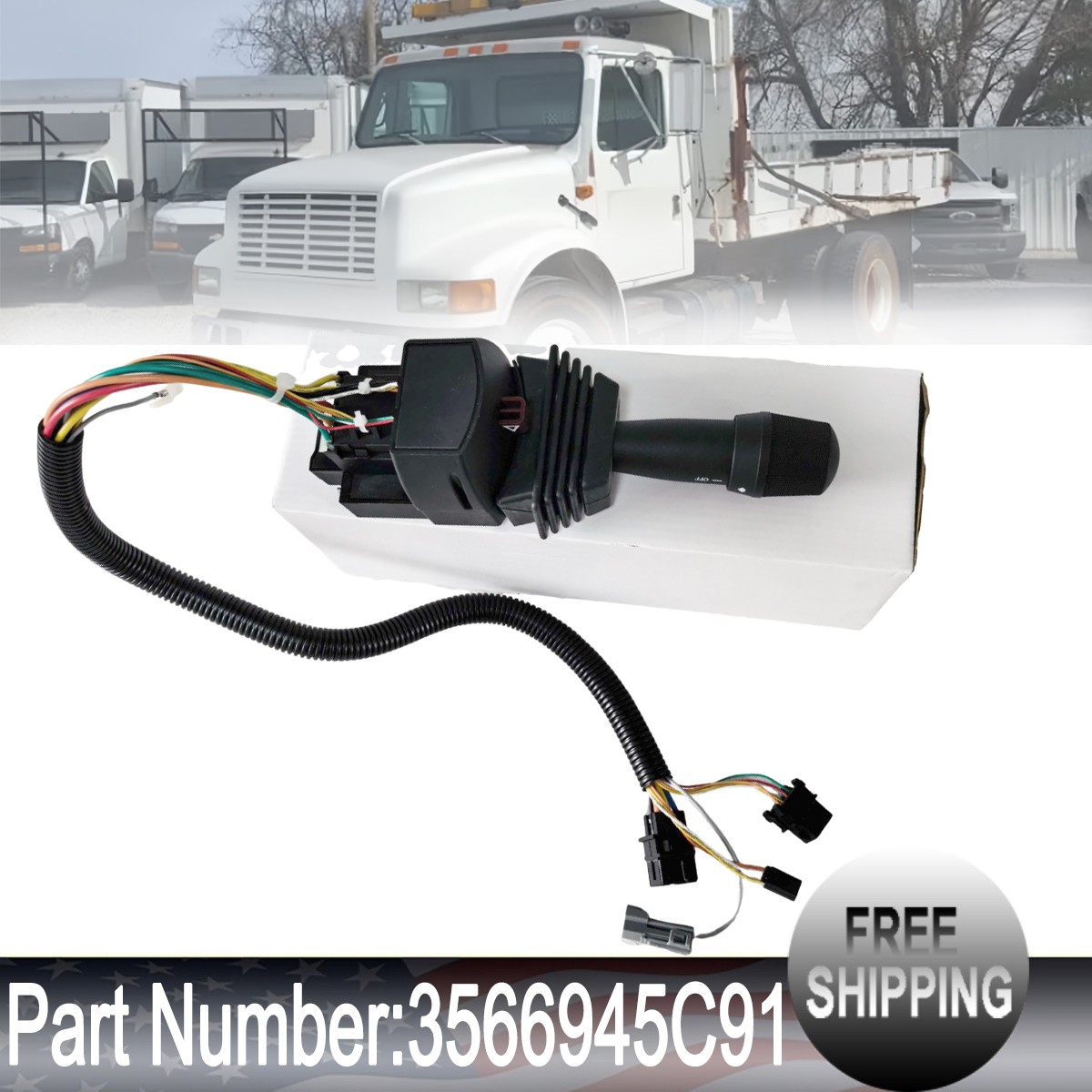 Multifunction Turn Signal Switch Replaces 3566945C91 For International 4600-4900