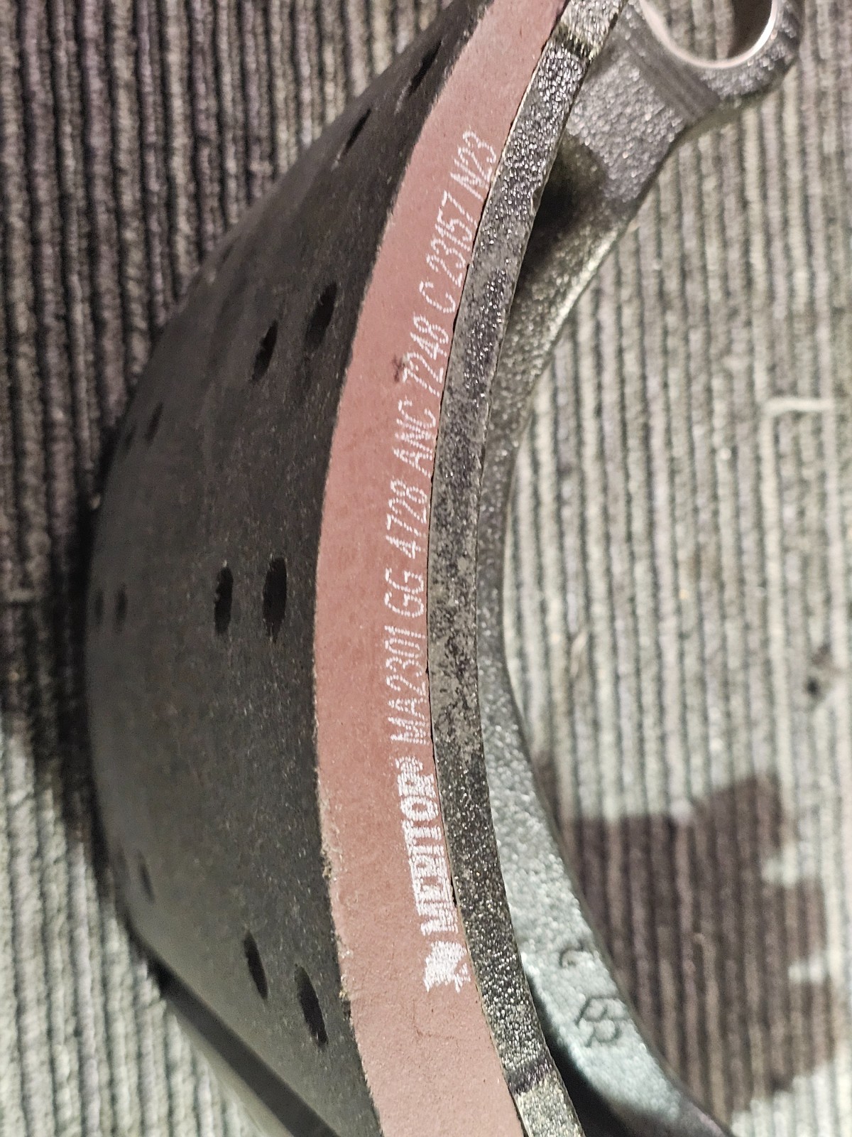 MERITOR BRK18842372 SMA23014728CP LINED SHOE 4728 CAM 7249