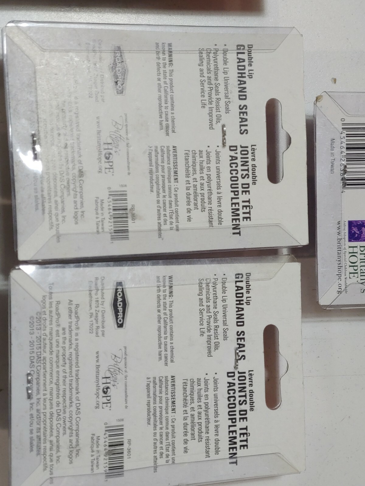 NEW Roadpro Universal Gladhand RP-3631 with 12 Seals Glad Hand Blue Red 3601 NEW