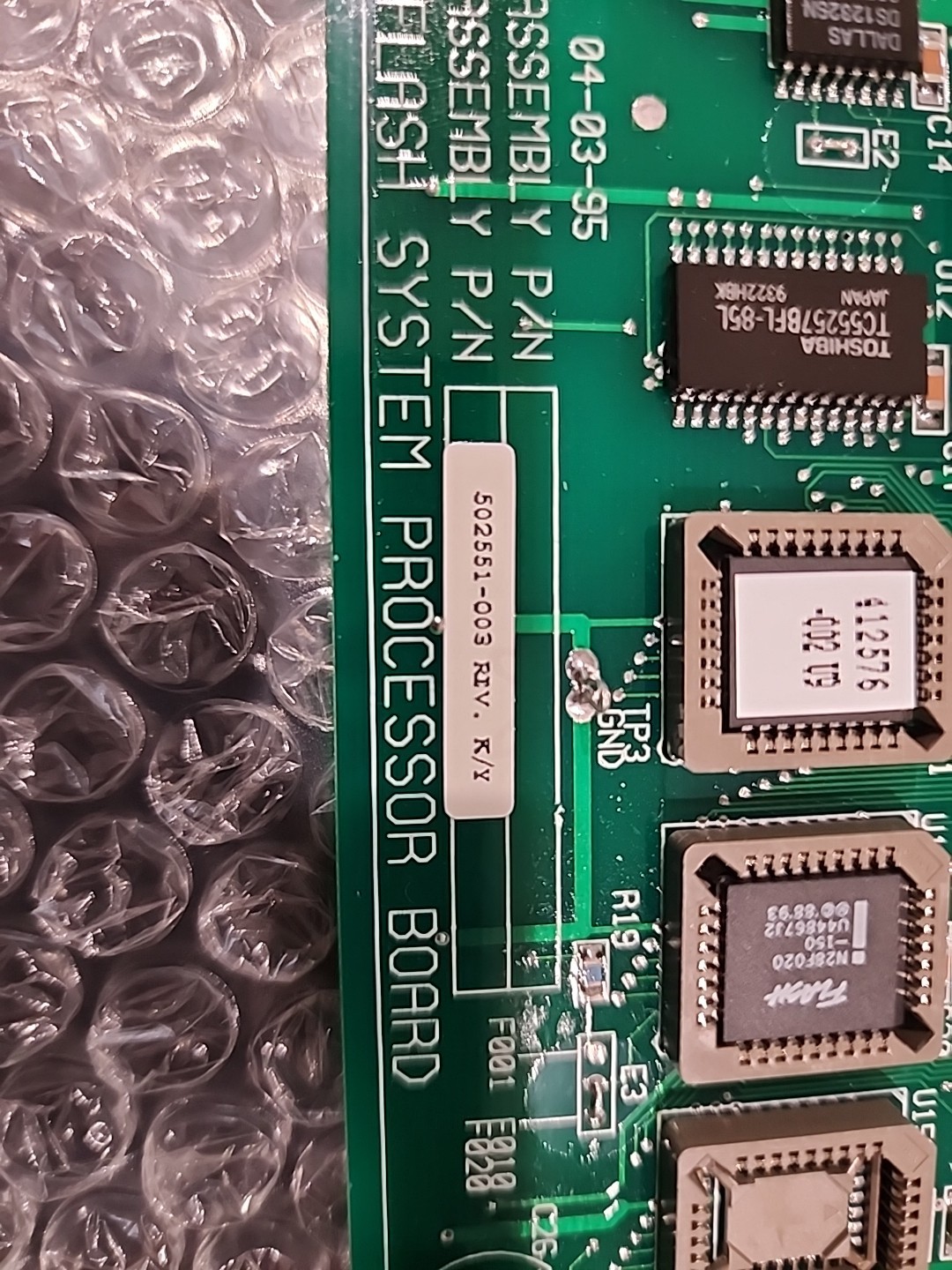 Mark IV Luminator Flash System Processor Board # 502551-003