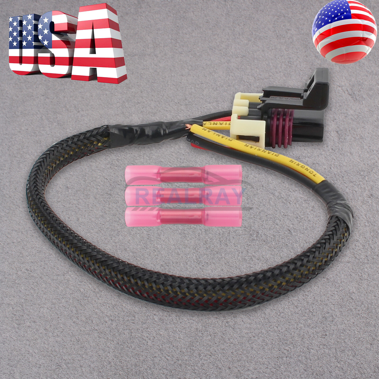 Low Coolant Sensor Connector Pigtail Harness Plug for Peterbilt Kenworth W094112