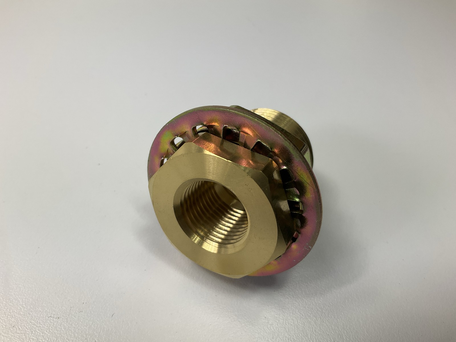Automann 177.4003 3/8″ Female Bulkhead Frame Fitting 1″-14 Thread 1-5/16″ Long