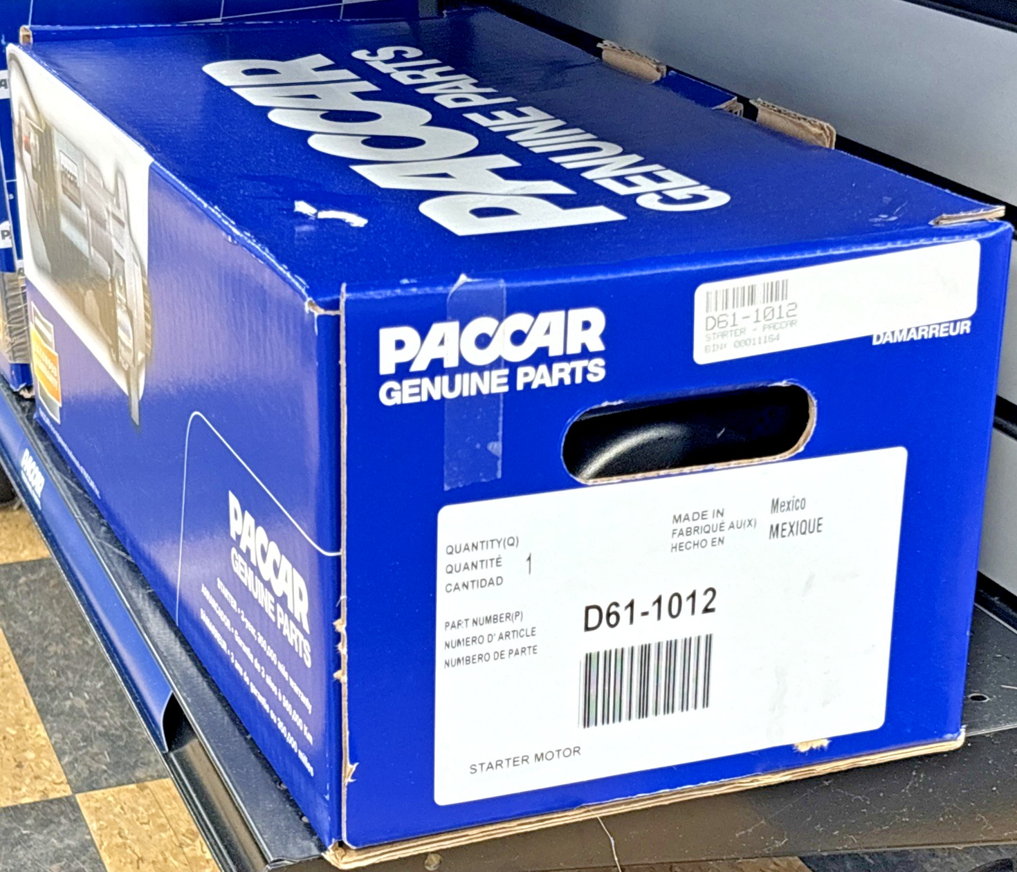 ~ NEW GENUINE PACCAR OEM HEAVY DUTY STARTER for MX EPA13 ENGINE~ PART # D61-1012