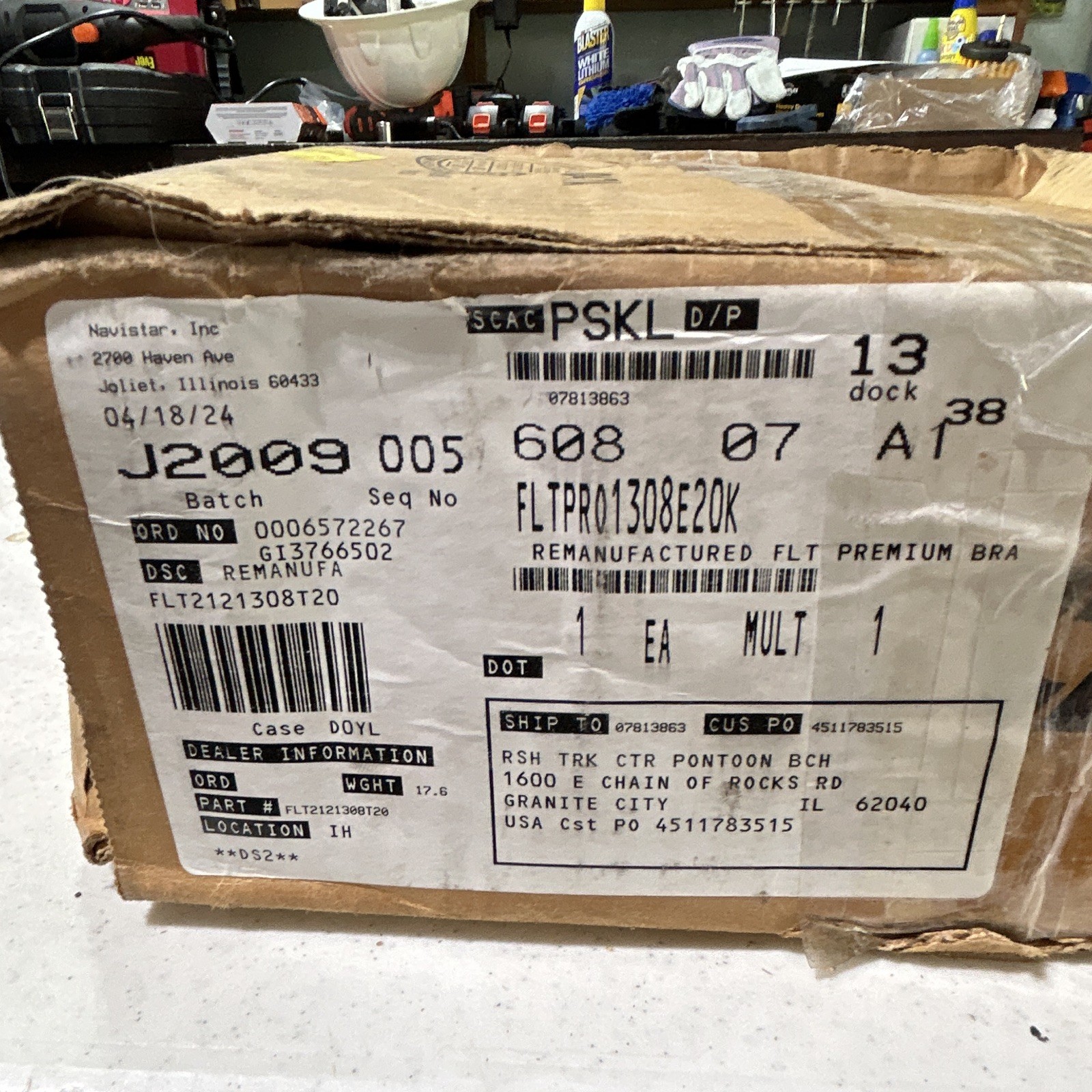 New Fleetrite Reman Shoe Kit. FLT121308T20:IH
