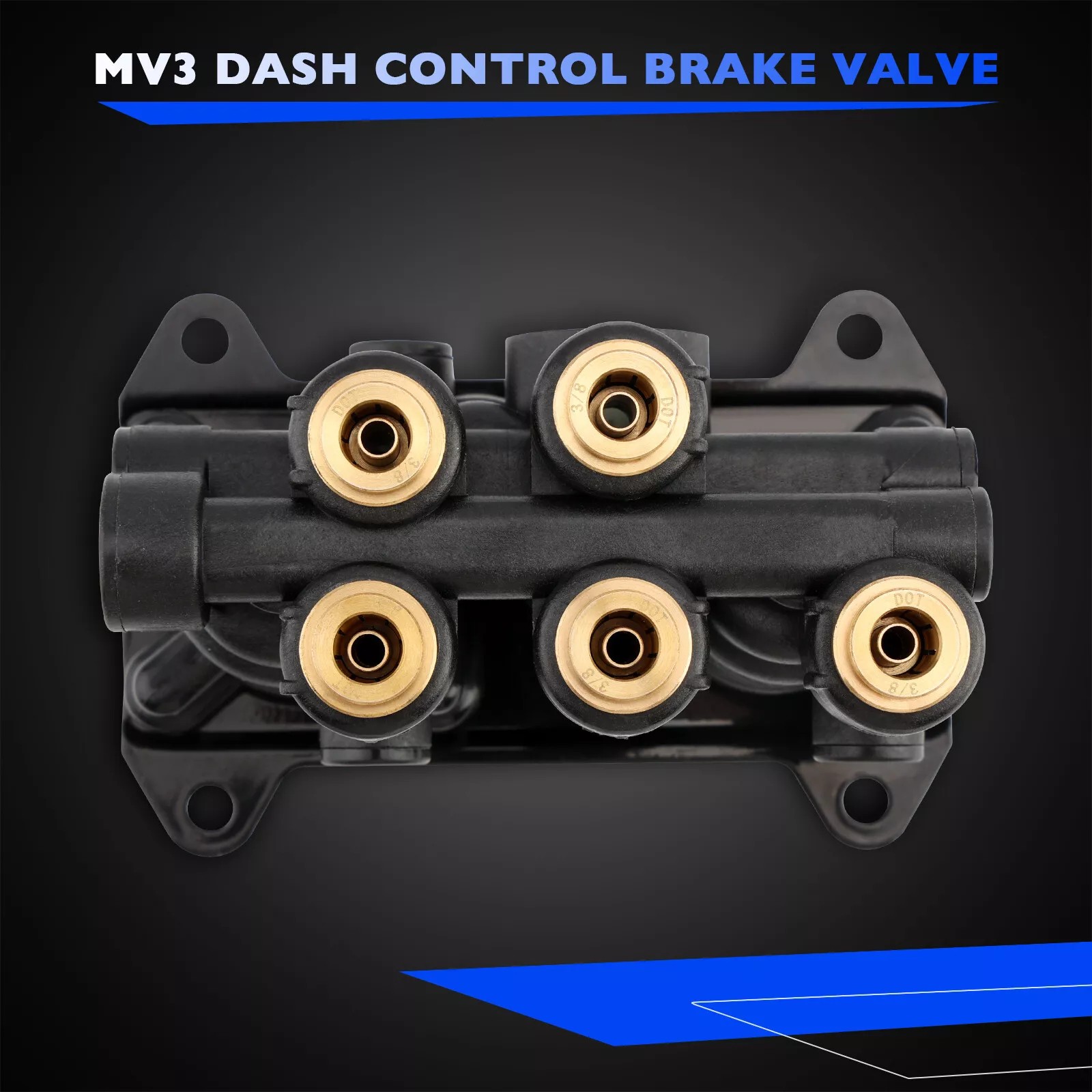 800257 MV-3 Dash Air Brake Control Valve Fit Freightliner Keene Peterbilt Bendix