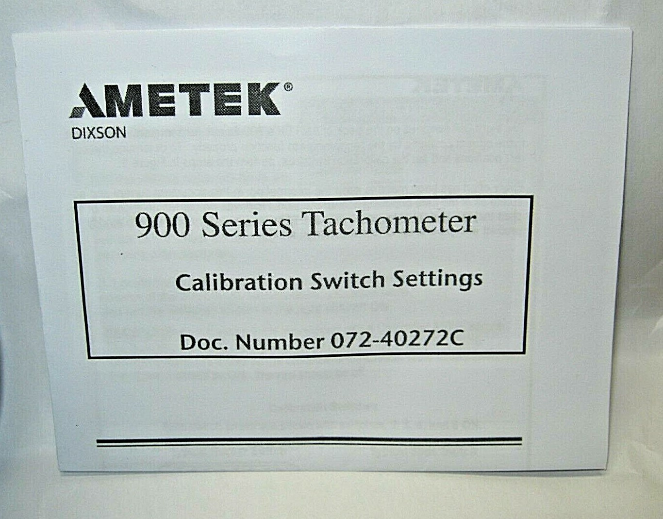 ~ BRAND NEW KENWORTH 5″ TACHOMETER 900 SERIES 3000 rpm’s from AMETEK w/ Hardware