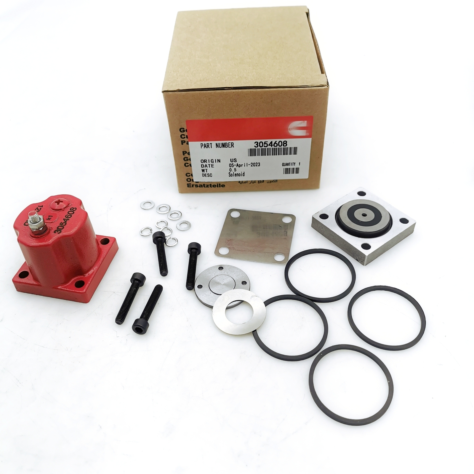 Fuel Shutoff Valve Set 3054608 Fits For Cummins N14 PAI 180204 209940 Solenoid