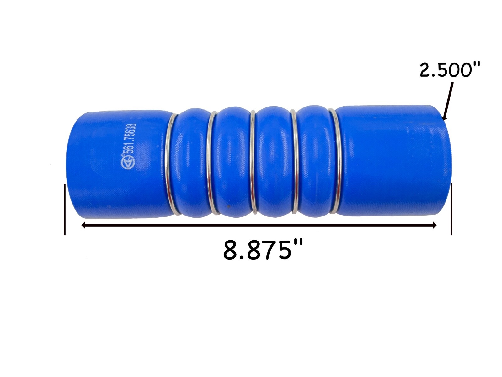 SILICONE UPPER RADIATOR HOSE PACCAR KW PETERBILT SIMILAR TO F50-6308 28359