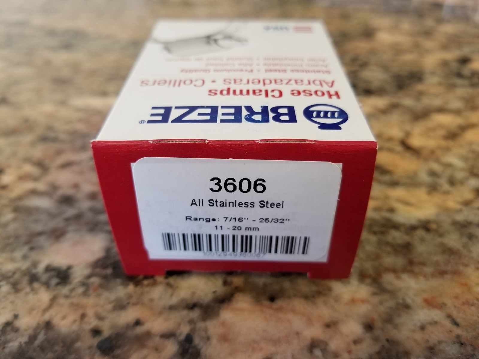 Breeze 3606 All Stainless Steel Hose Clamps 410 Stainlee Steel Screw FREE SHIP