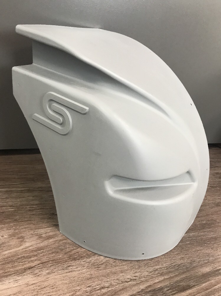 Supreme Corner Cap – Curbside – 116990 OEM + rivets/tape/caulk + LED penny light