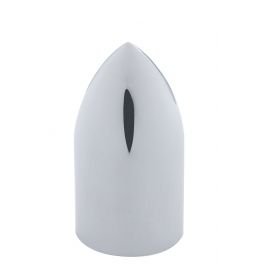 Chrome 33mm Thread-On Bullet Lug Nut Cover 10 Pack