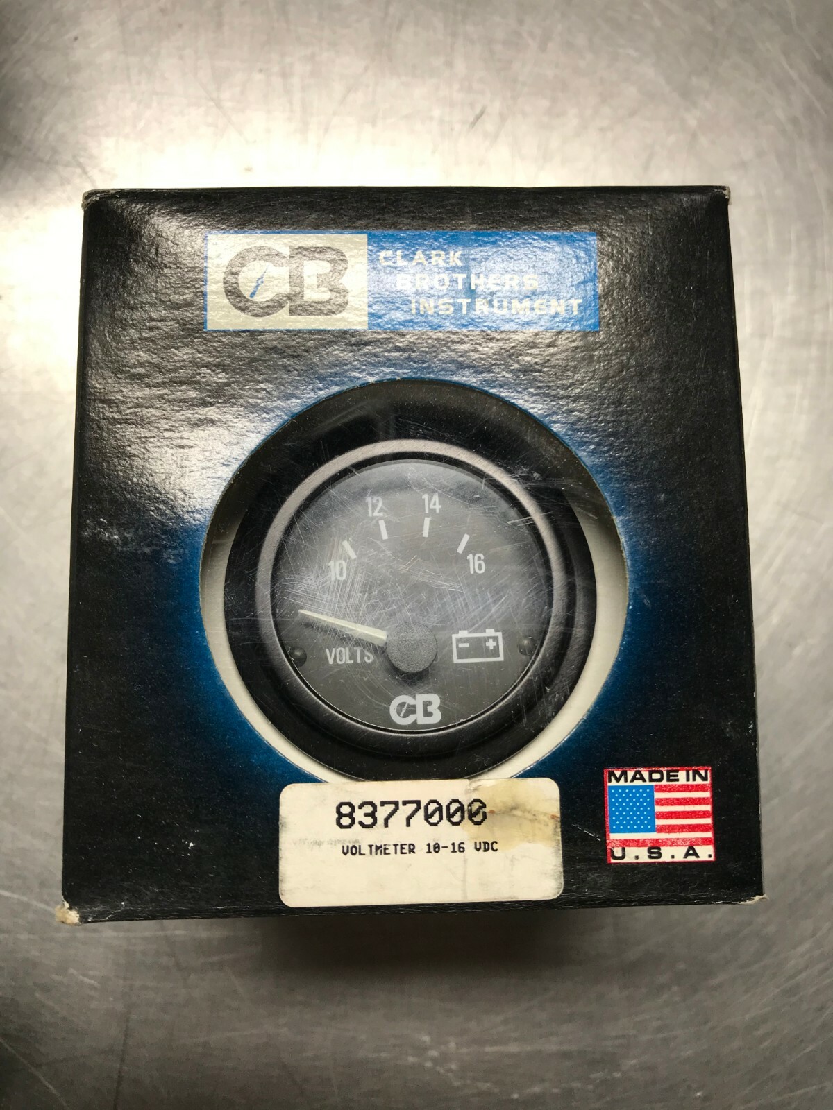 8377000 GENUINE Clark Brothers 10-16 VOLT GAUGE METER