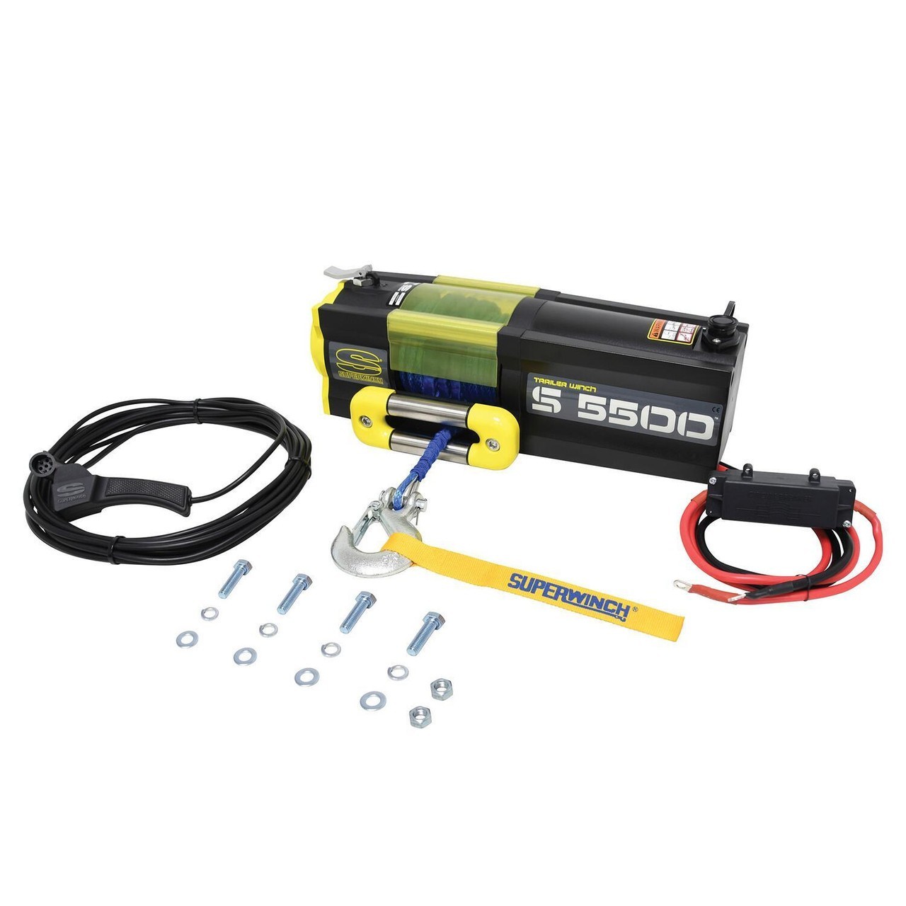 Superwinch S5500SR Winch 5500lbs 12V Synthetic Rope | 1455201