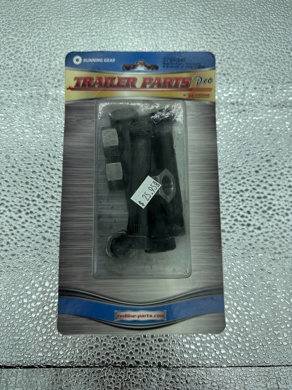 Redline Trailer Parts Pro Shackle Bolts W/Nuts #SP04-040