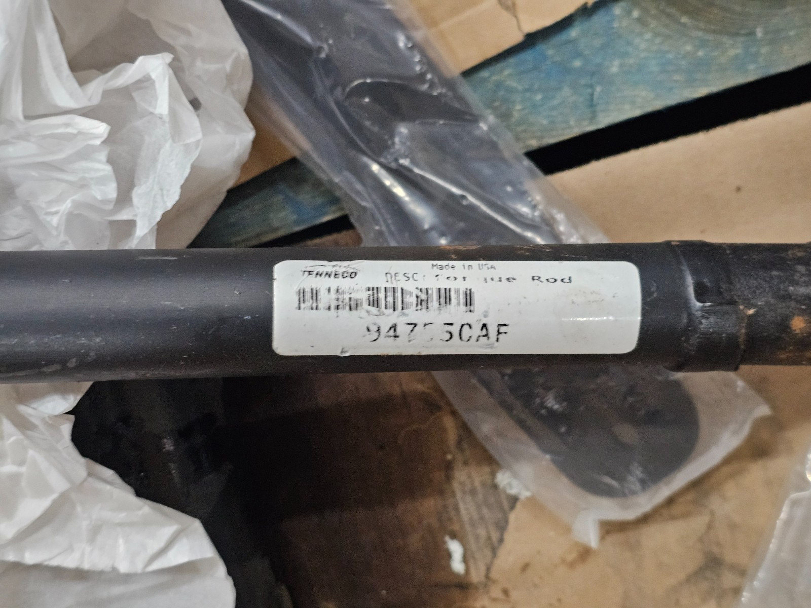 Tenneco 947550AF Torque Rod Assembly, Black Heavy Duty