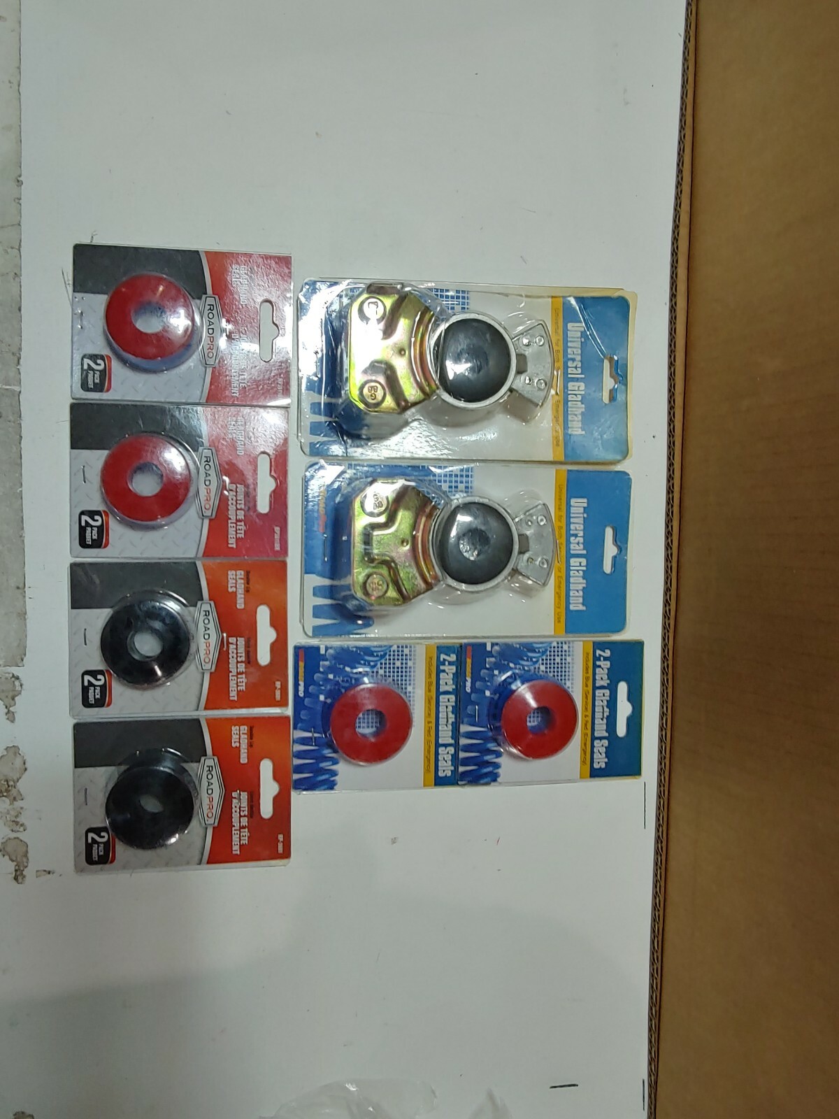 NEW Roadpro Universal Gladhand RP-3631 with 12 Seals Glad Hand Blue Red 3601 NEW