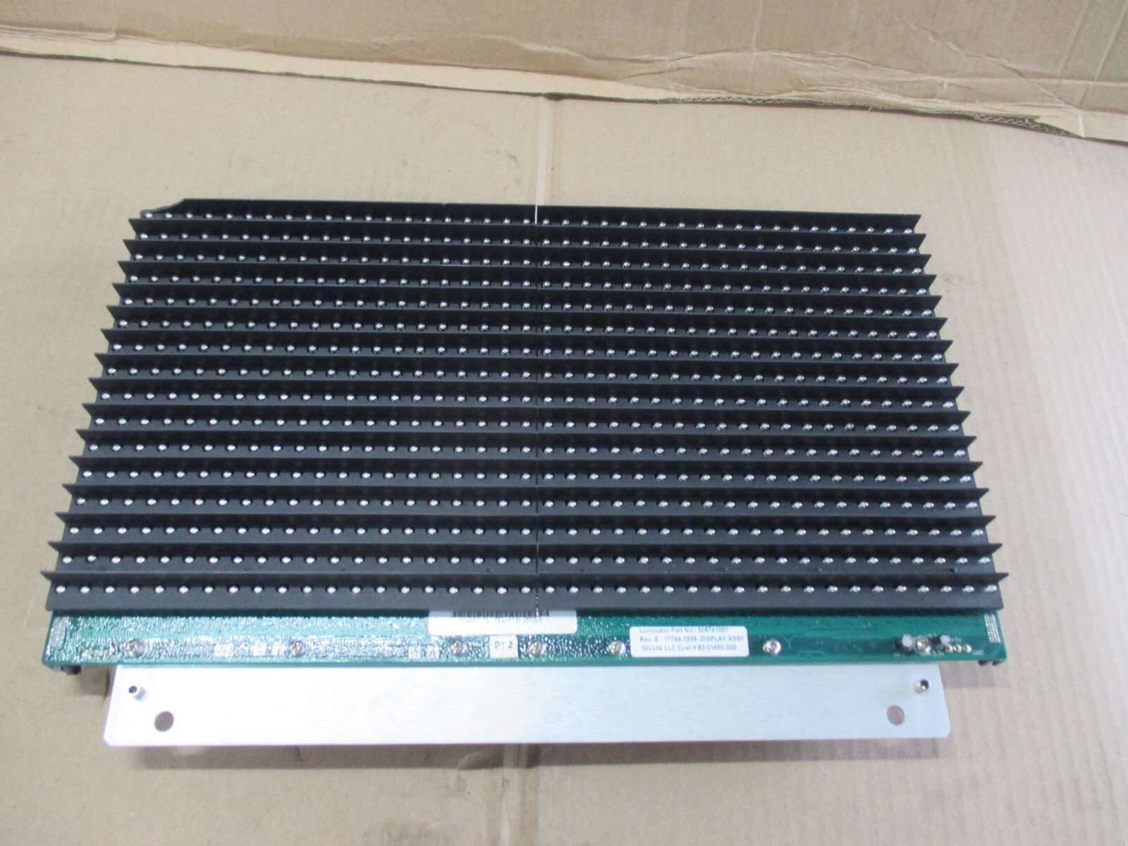 LUMINATOR 506741001 DISPLAY BOARD 16X40 ASM 17744-1539 GILLIG 82-31650-000 NEW