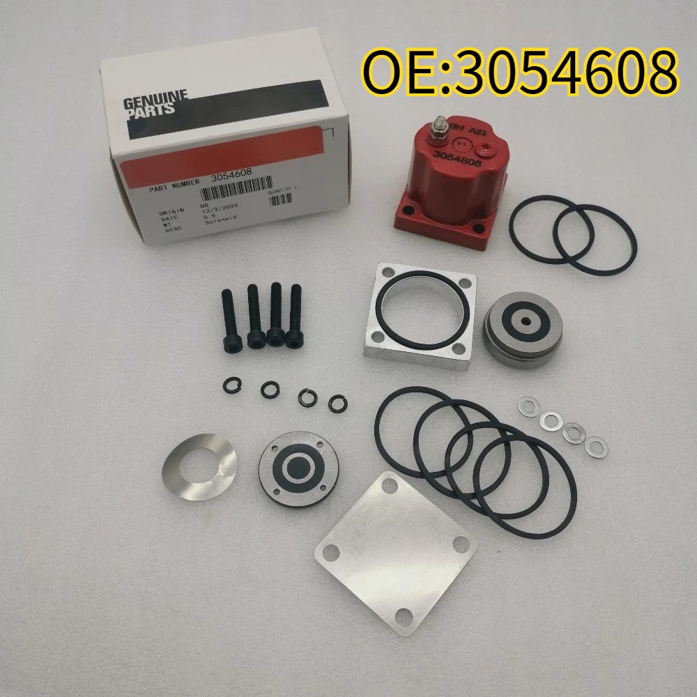 NEW OEM Fuel Shutoff Valve Set for Cummins N14 180204 209940 3054608 Solenoid