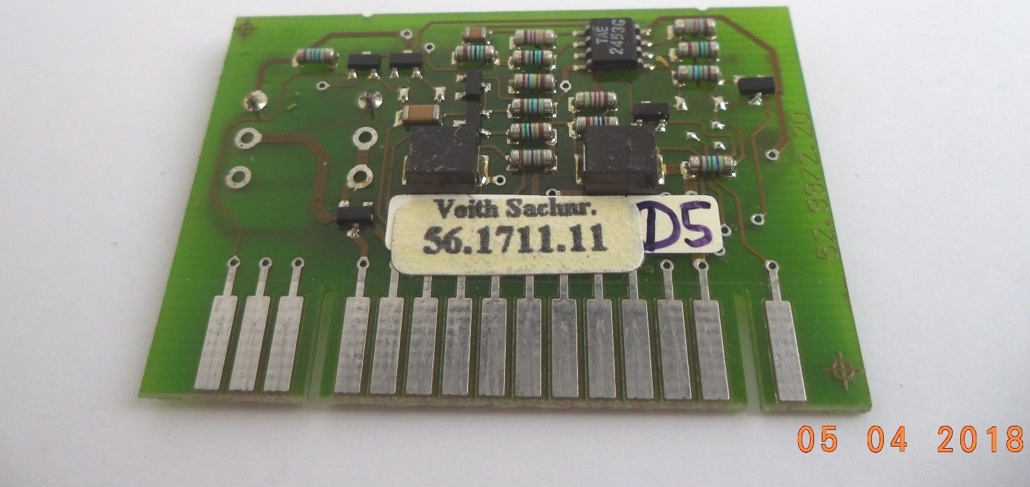 NEW VOITH TRANSMISSION B CPR MODULE CIRCUIT BOARD, P/N 56.1711.11