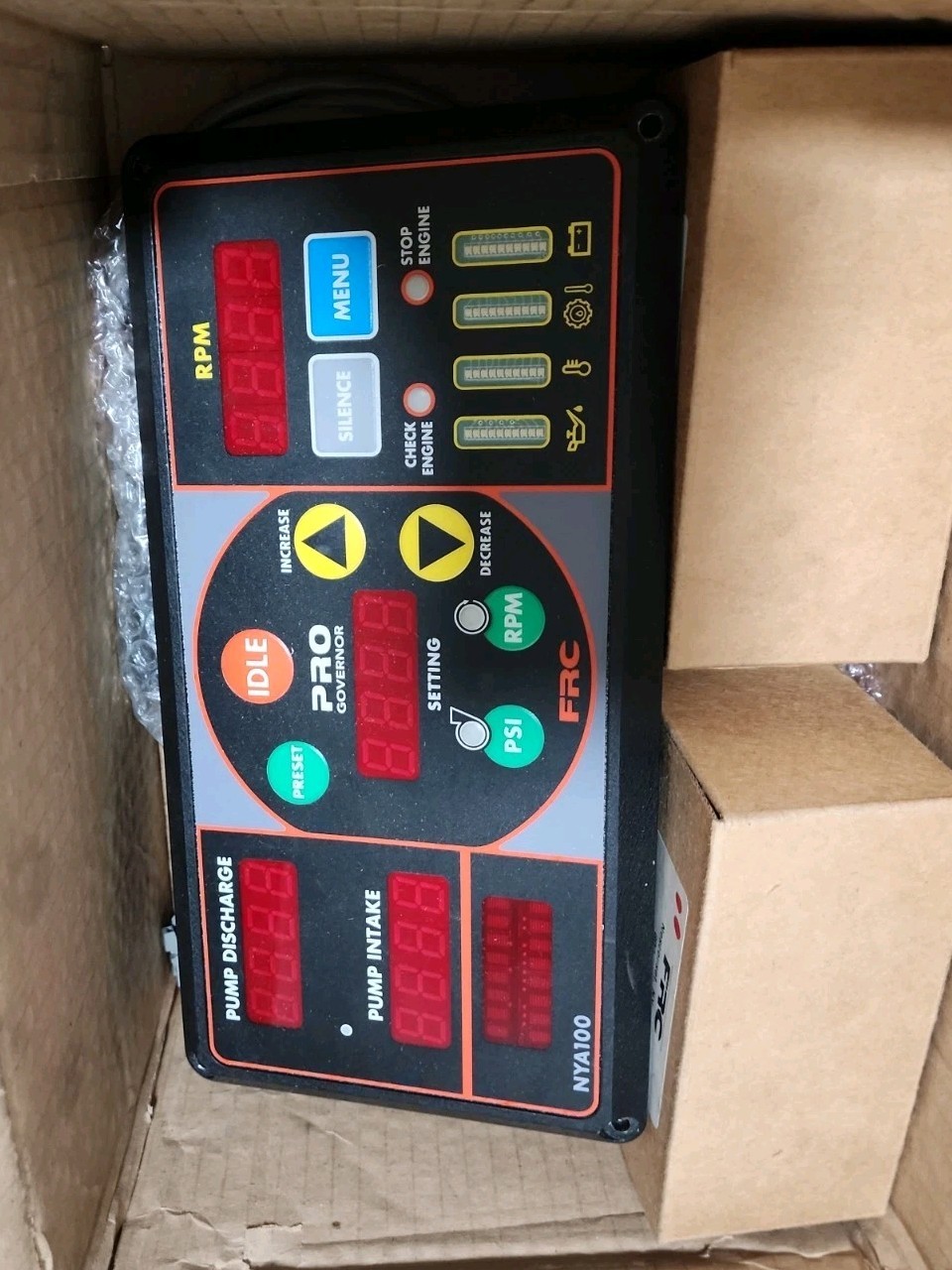 FRC Pro Pressure Governor Control Panel Assembly 750Psi FDNY Cummins Engine