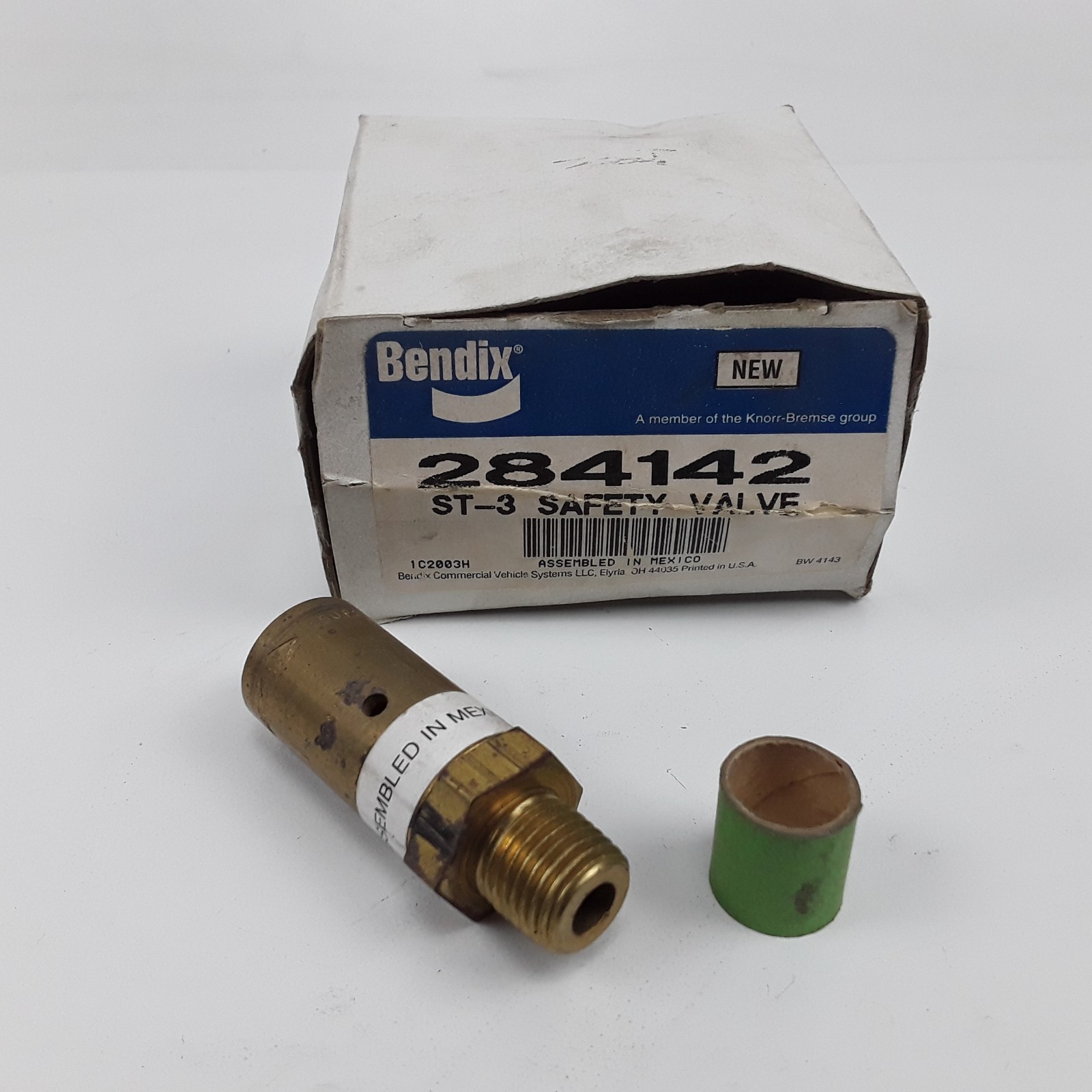 Bendix 284142 Air Brake Reservoir Safety Pressure Relief Valve Commercial-Grade
