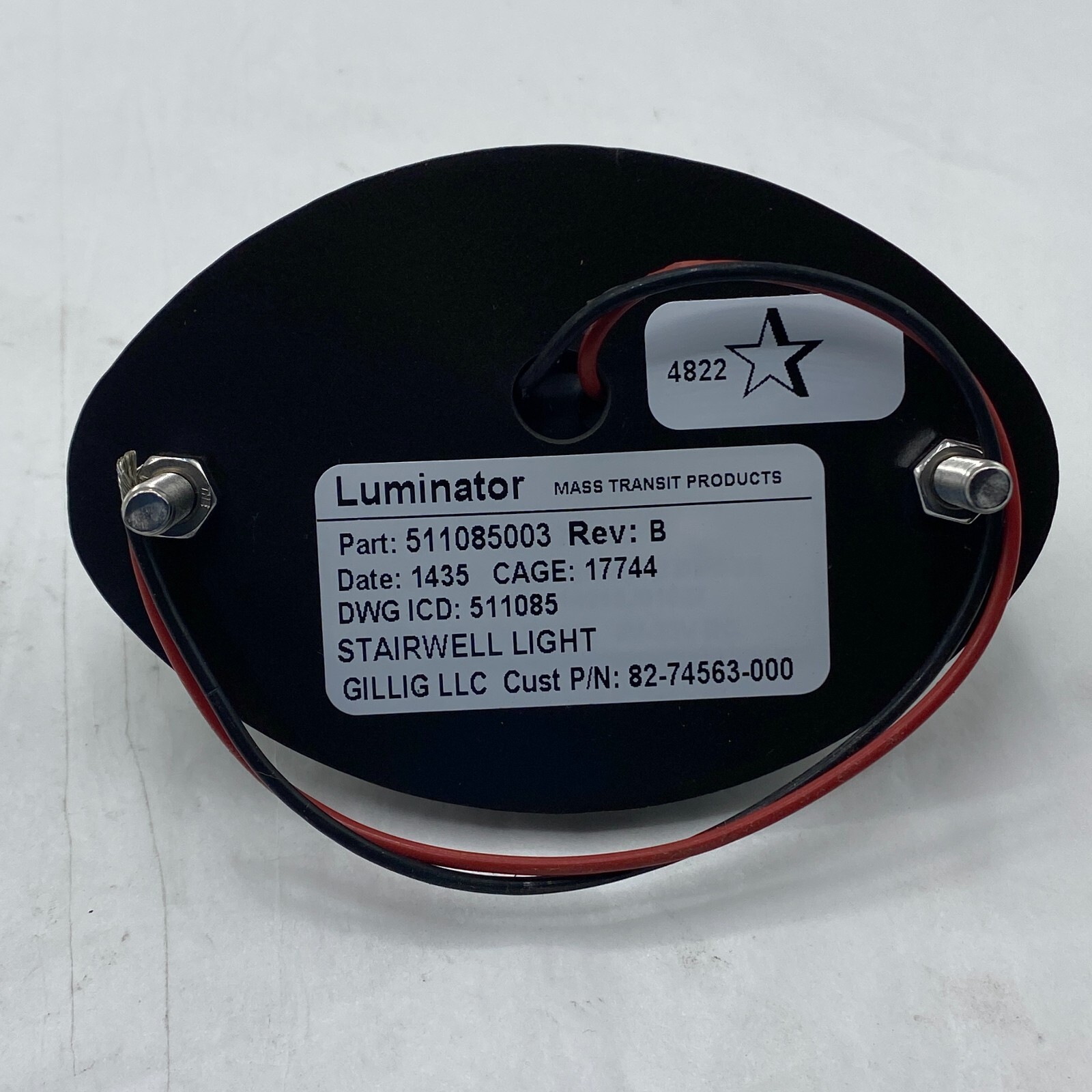 LUMINATOR 511085003 STEPWALL LAMP INSIDE/OUTSIDE GILLING BUSES STAIRWELL LIGHT🎯