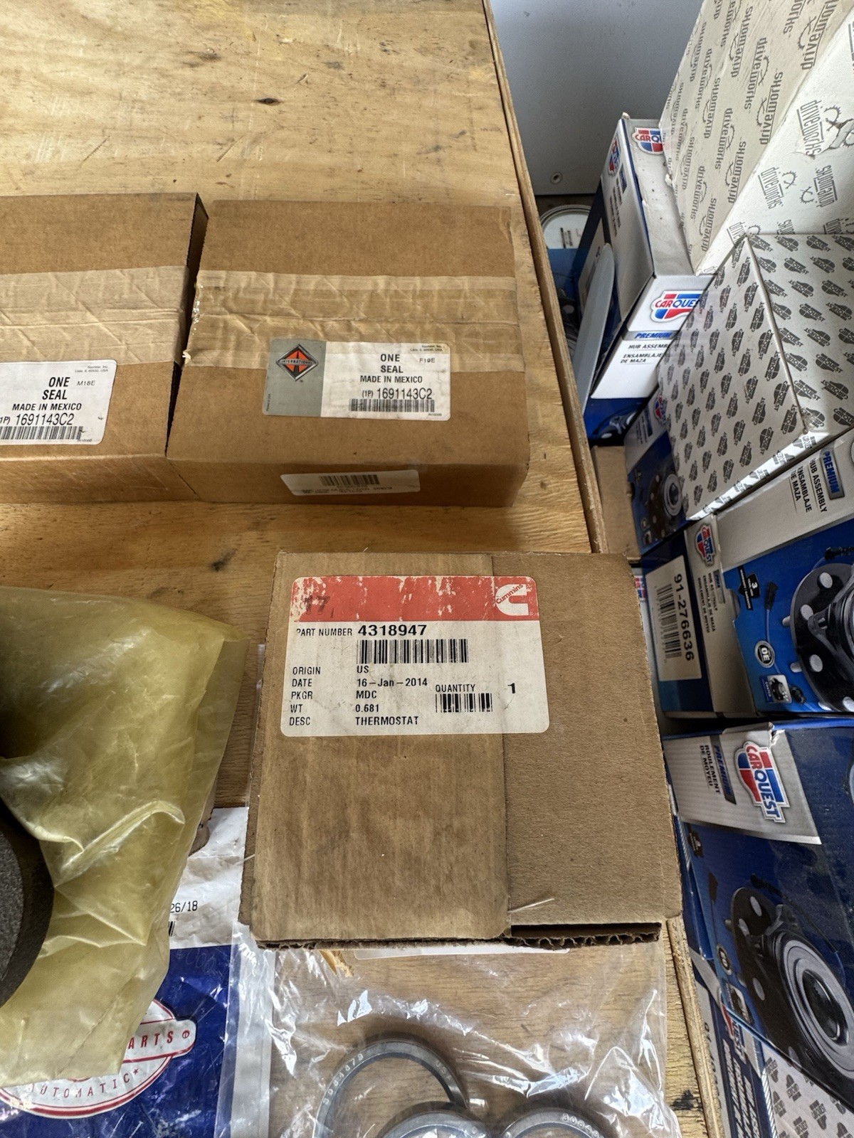 A-177 Huge Lot Of Truck Parts. Cummins, Allison, International Over $500 Value