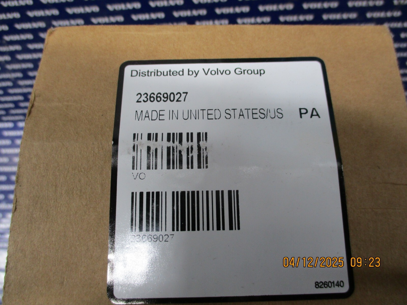 Genuine OEM Volvo D13 a/c belt tensioner 23669027