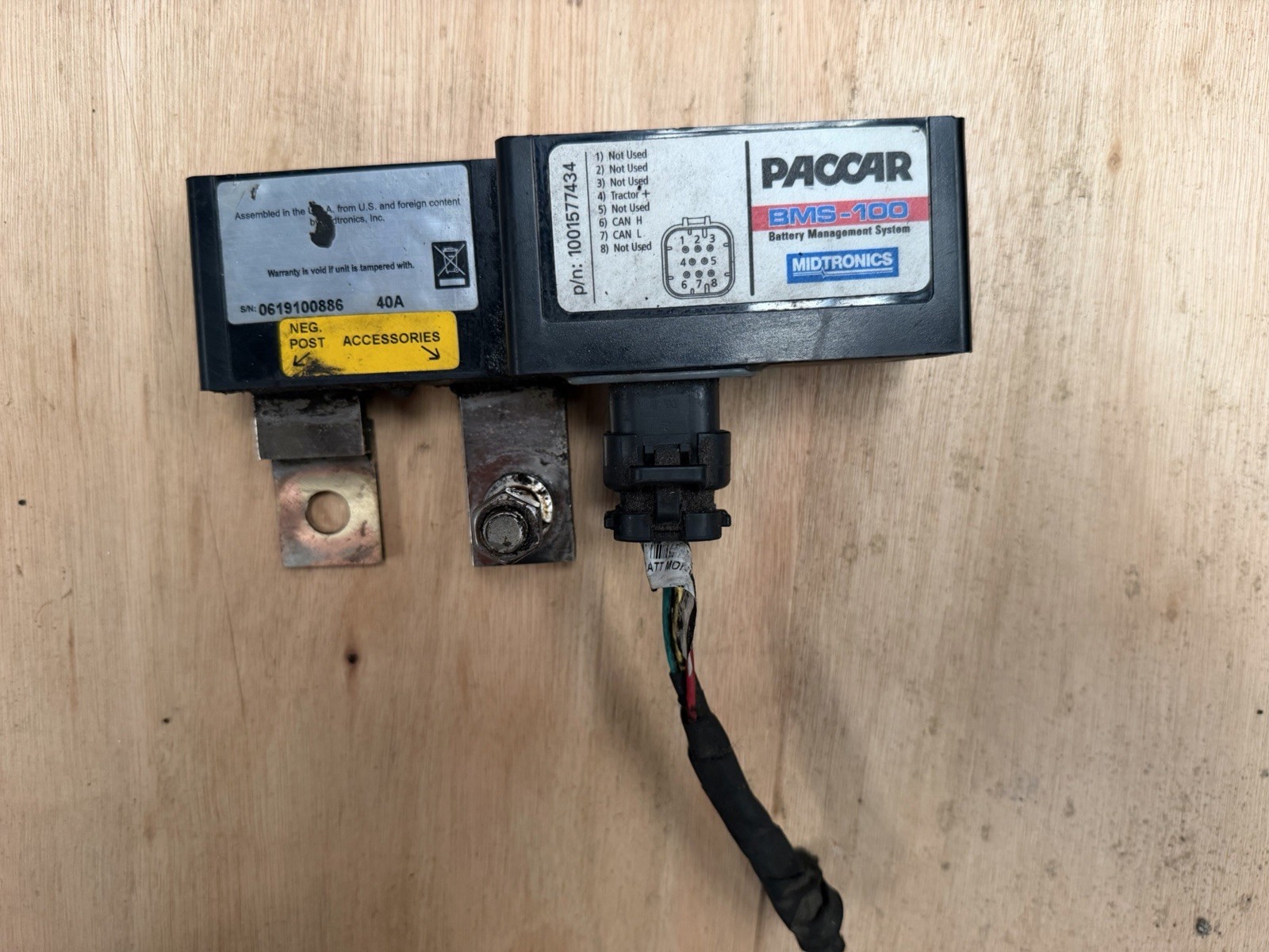 PACCAR Midtronics BMS-100 Battery Management System Module P/N 1001577434 OEM