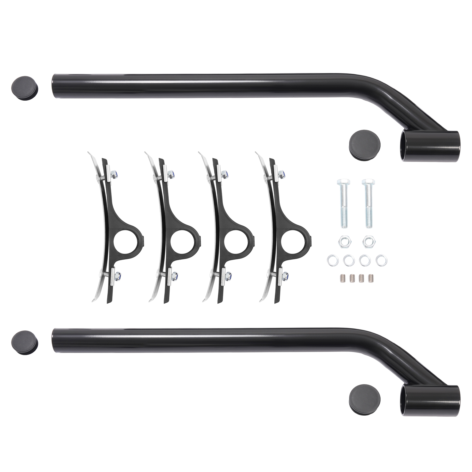 Universal Black Steel Nylon Fender Mounting Bracket Kit For Semi Truck 8591000