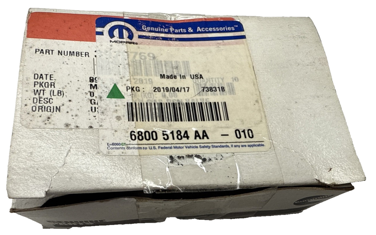 Cummins 3979769 Gasket Genuine OEM Made In USA Mopar Number 6800 5184 AA