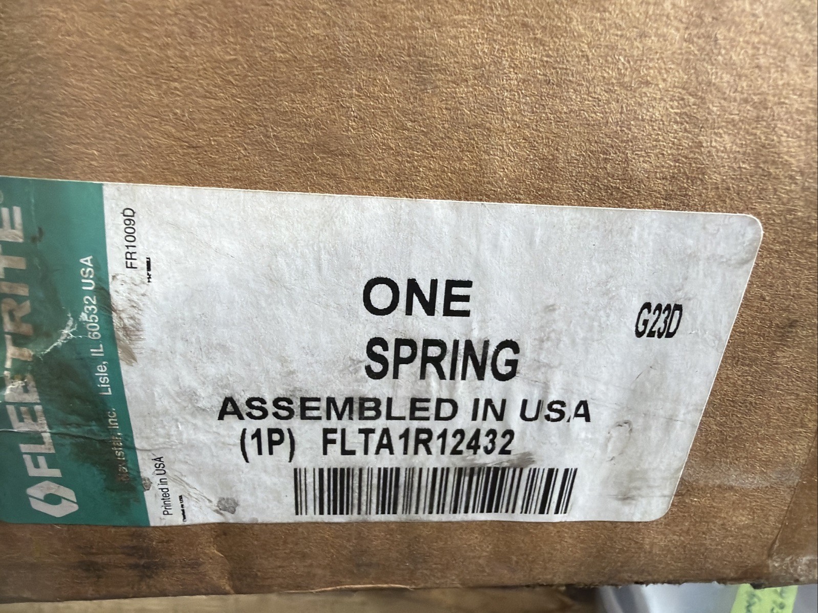 FleetRite FLTA1R12523 OEM Air Spring Navistar/International Corrosion Resistant