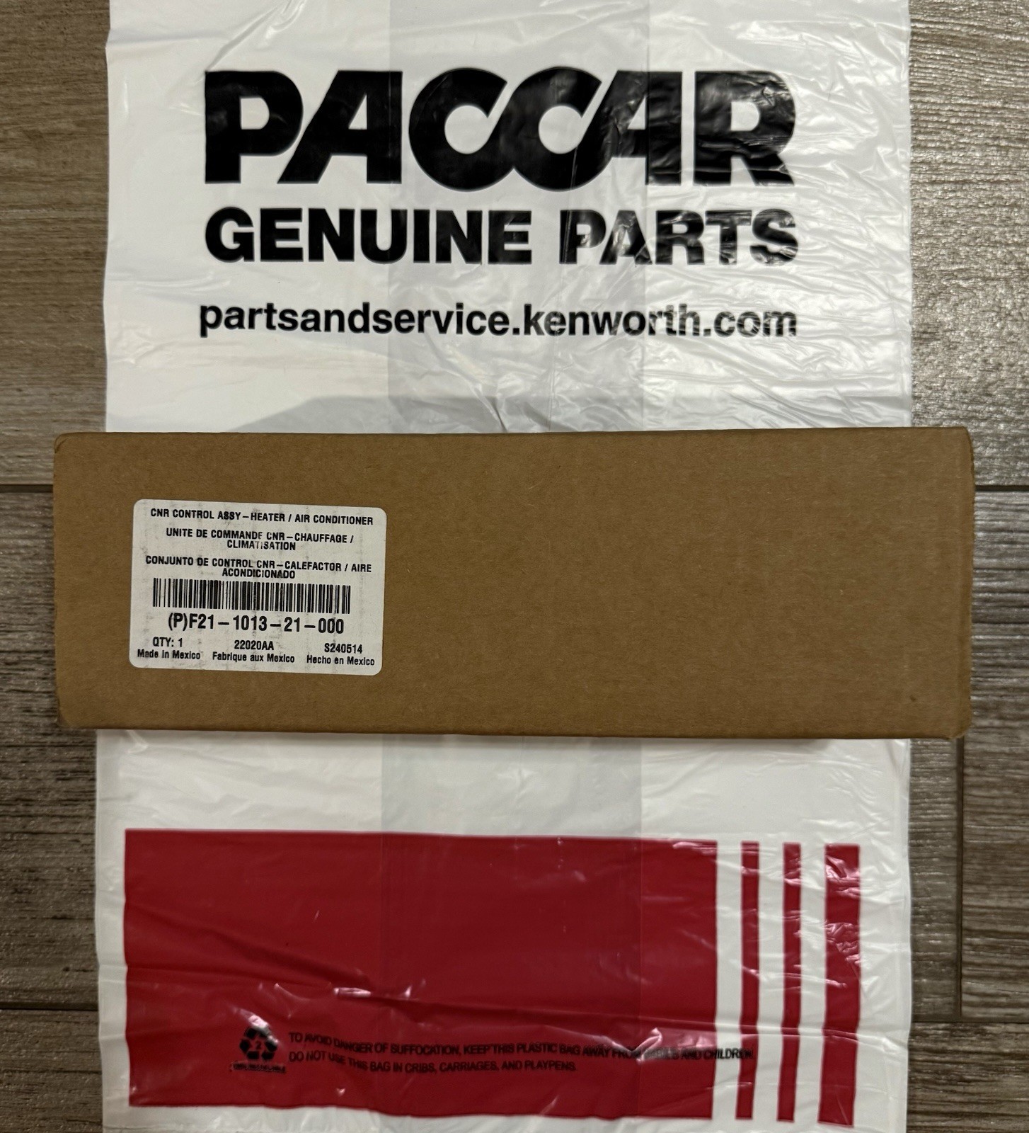 New Kenworth PACCAR F21-1013-21-000 HVAC, A/C, Heater, *Day Cab* Dash Control ❄️