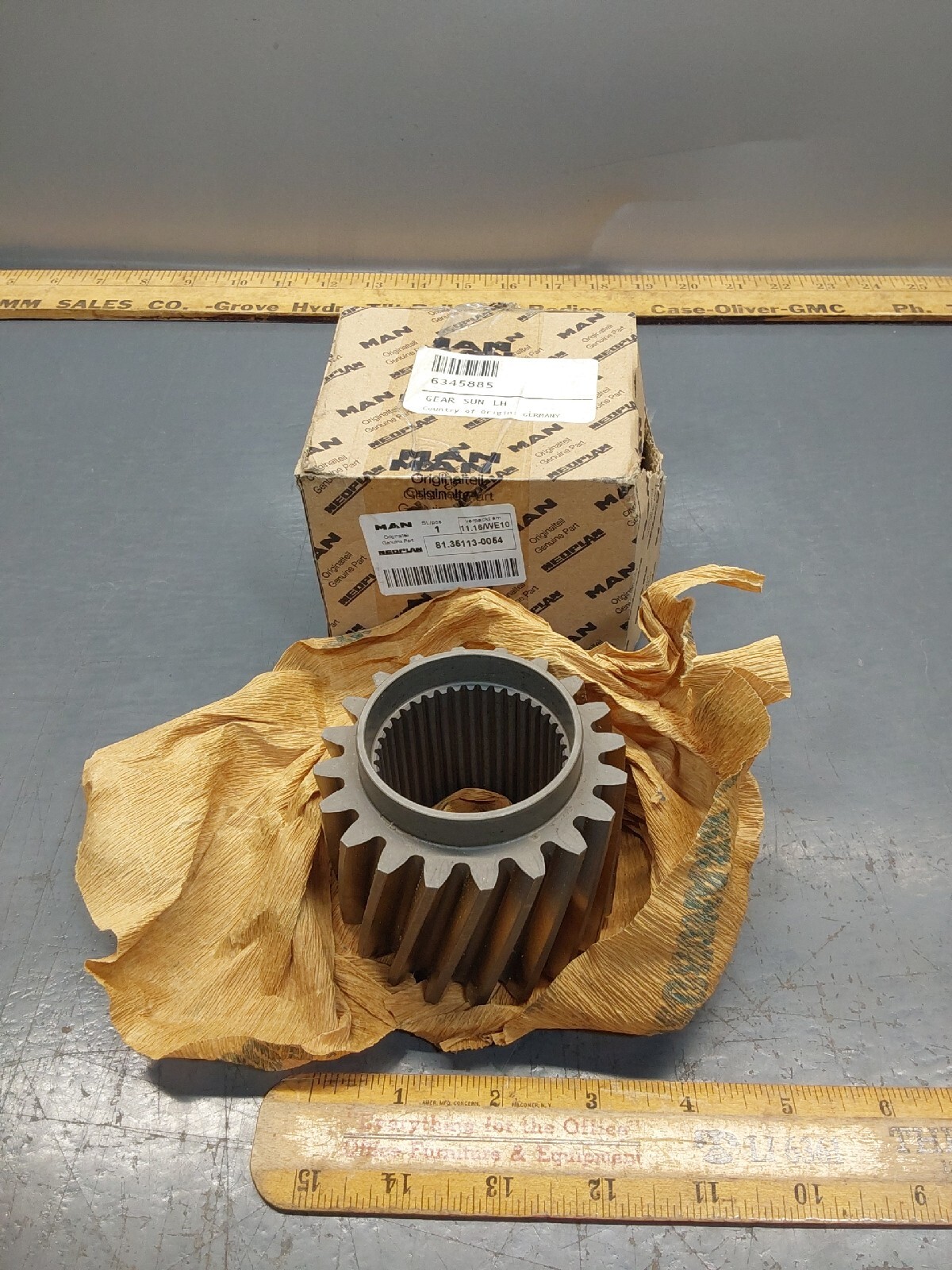 NOS Genuine New Flyer/MAN 6345885 81.35113-0054 Sun Gear, LH.
