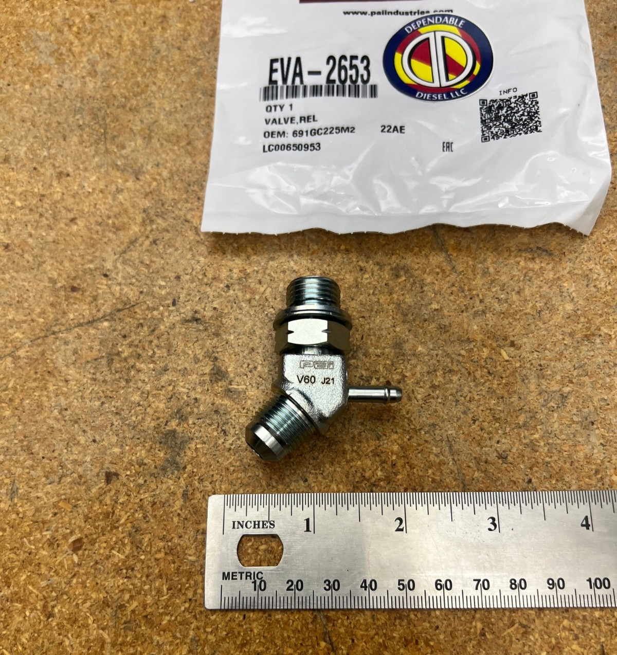 Relief Valve for Mack E7 ETECH ASET. EVA-2653 Ref.# 63AM28, 691GC225M2, 20706354