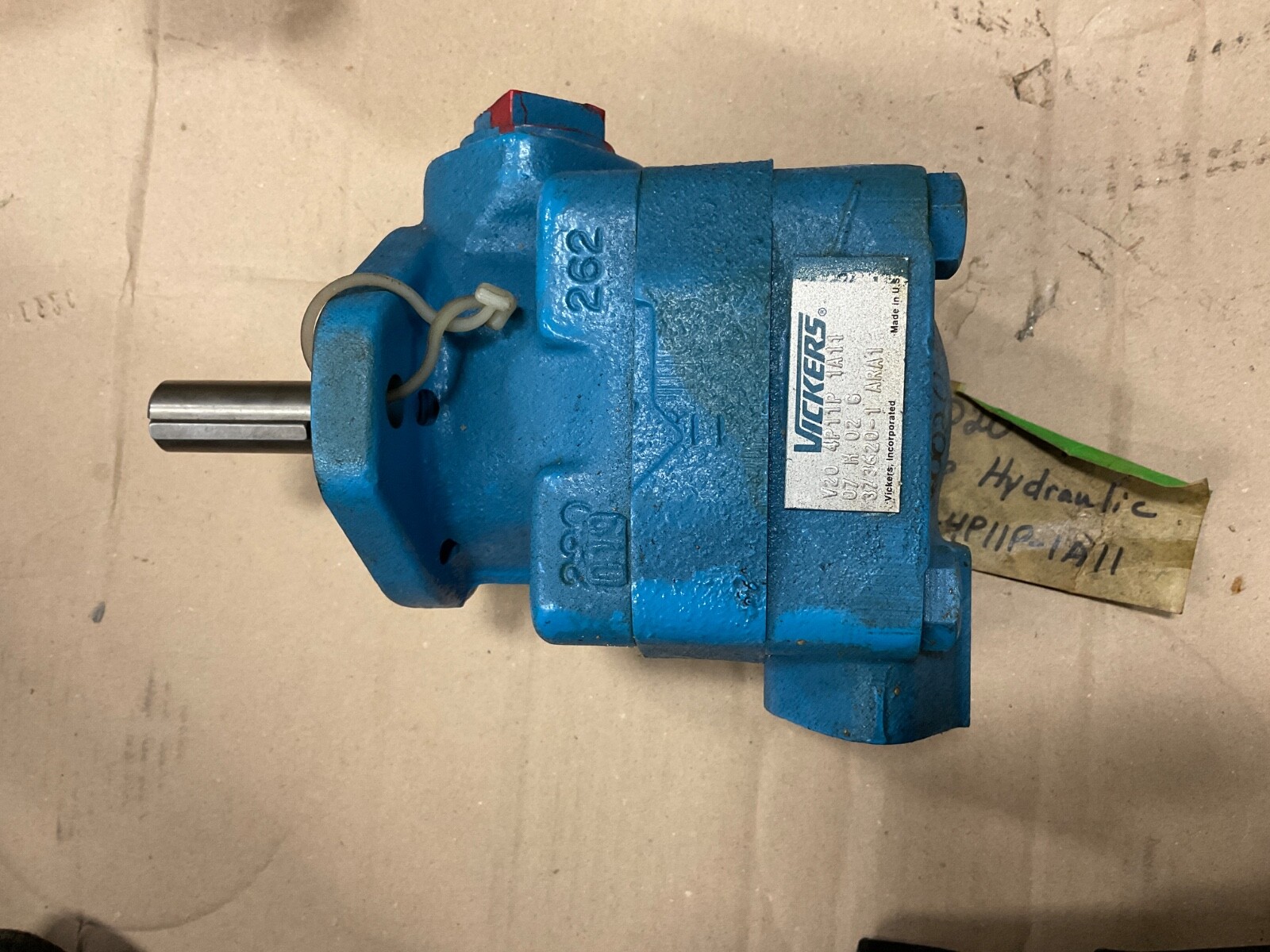 372617-3 VICKERS V20 HYDRAULIC MOTOR SINGLE VANE PUMP CW V201P11P1C11