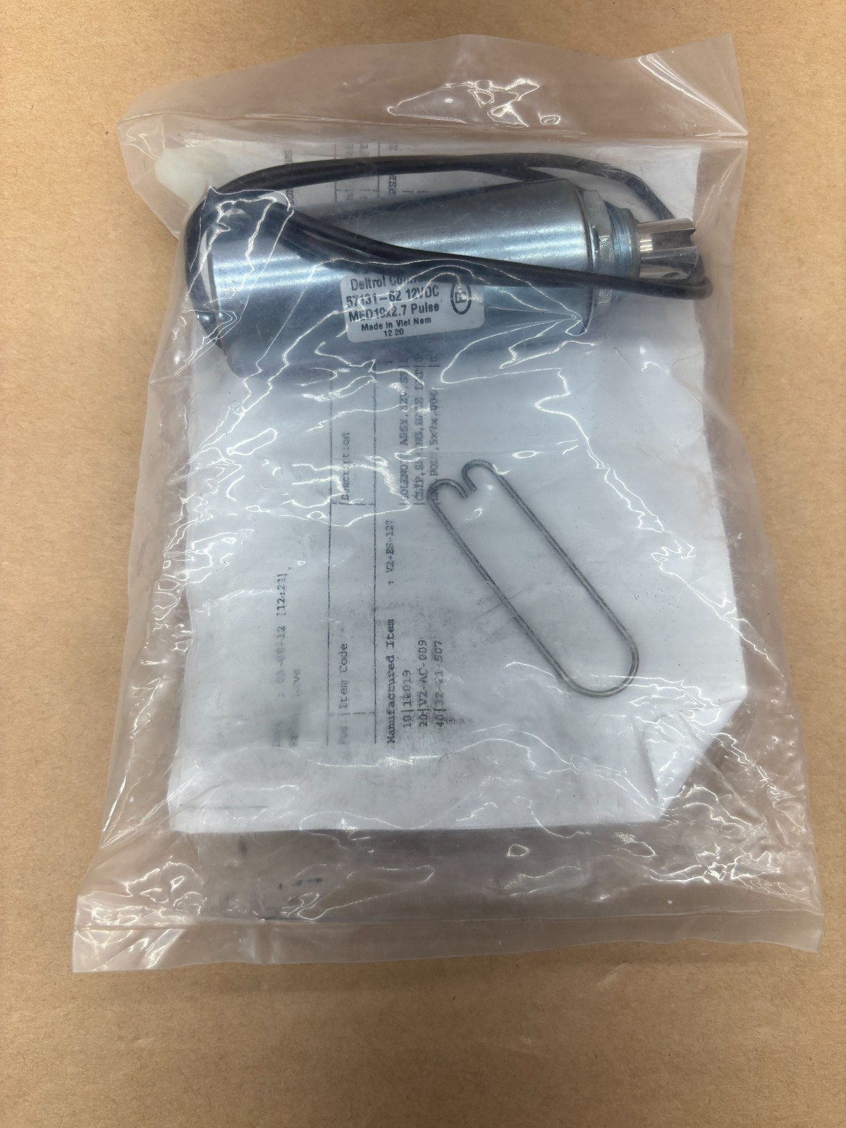 Genuine OEM Ricon V2-ES-127 Solenoid Kit Wheelchair Lift Replacement Part