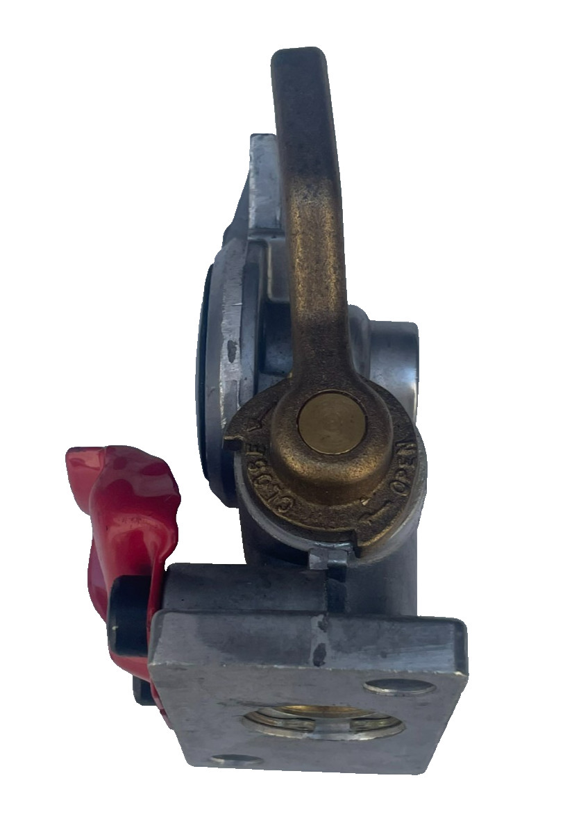 Tramec Sloan Lever Style Shut Off Gladhand, Aluminum, Emergency, Rubber, NOS