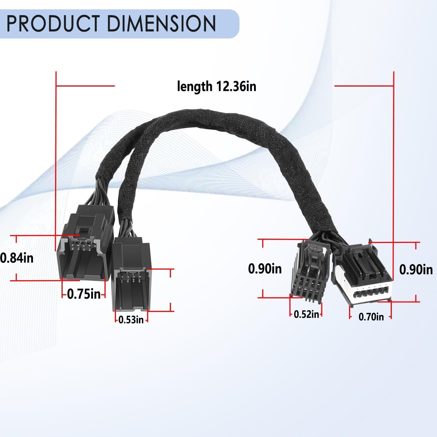 SGW Extension Cable For for Tazer JL Mini/Lite and Tazer DT for 2021-2022 Jeep