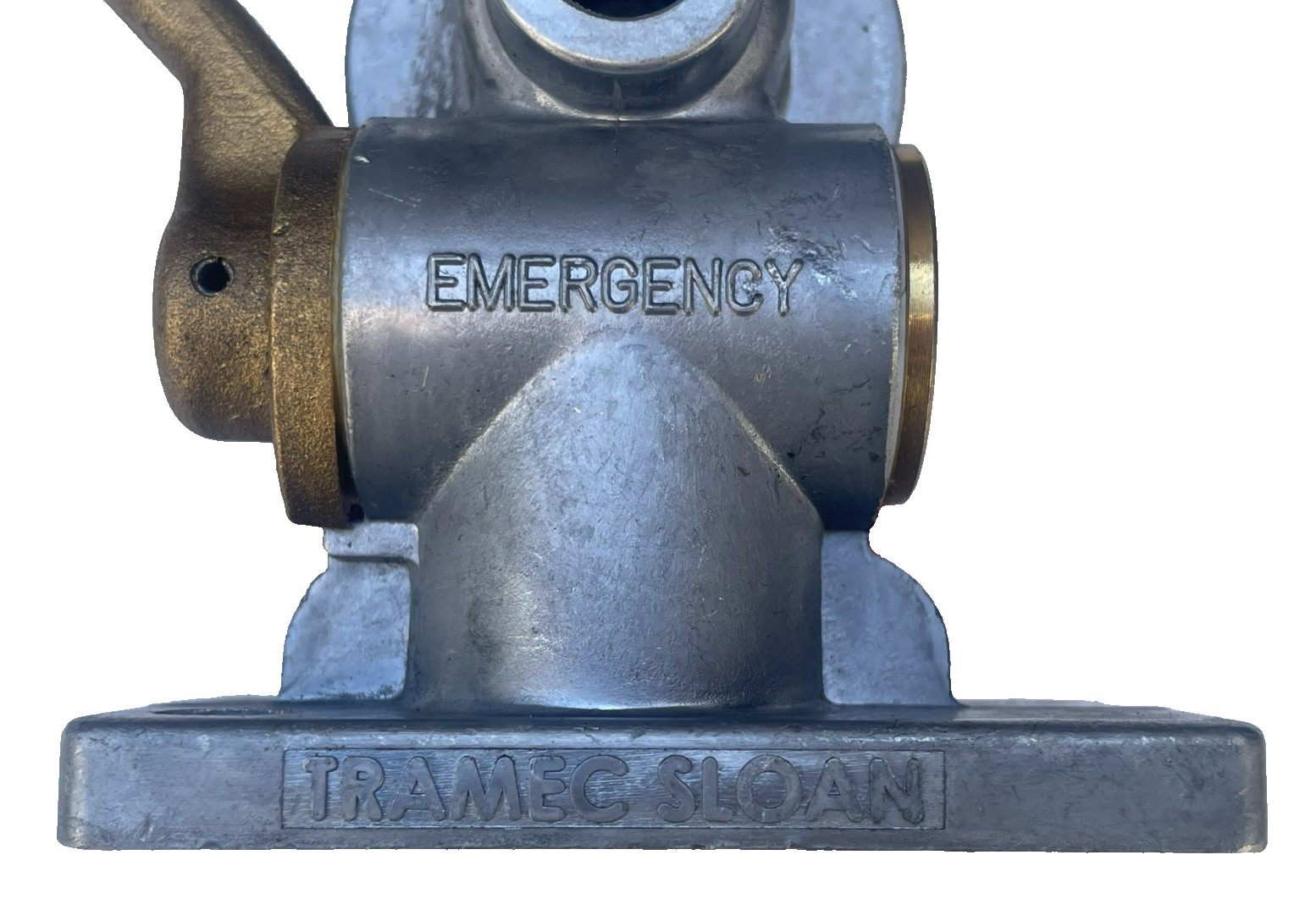 Tramec Sloan Lever Style Shut Off Gladhand, Aluminum, Emergency, Rubber, NOS