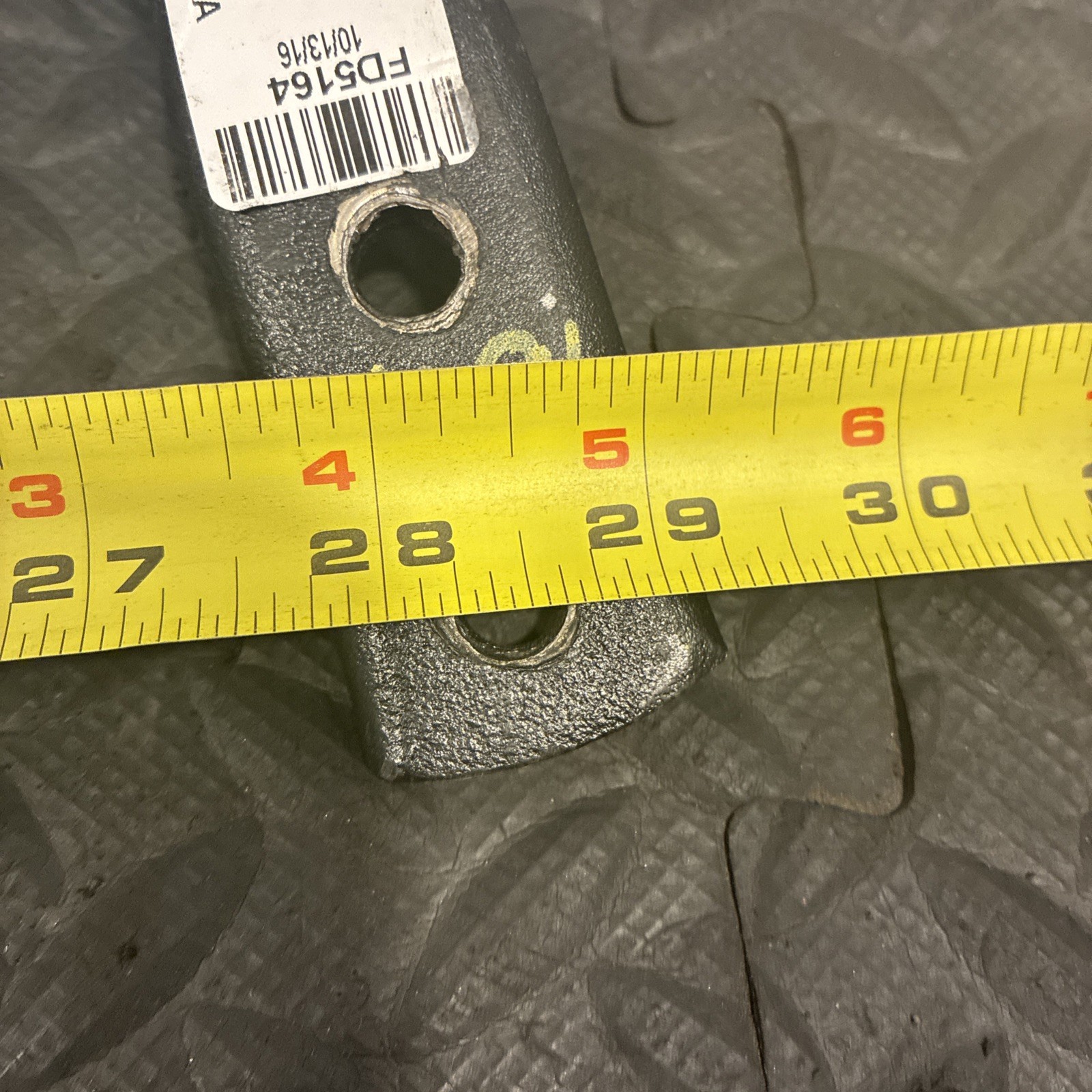 PACCAR Interior Grab Bar/Handle, Black PN: S56-1046-601 (TAG # 18446)