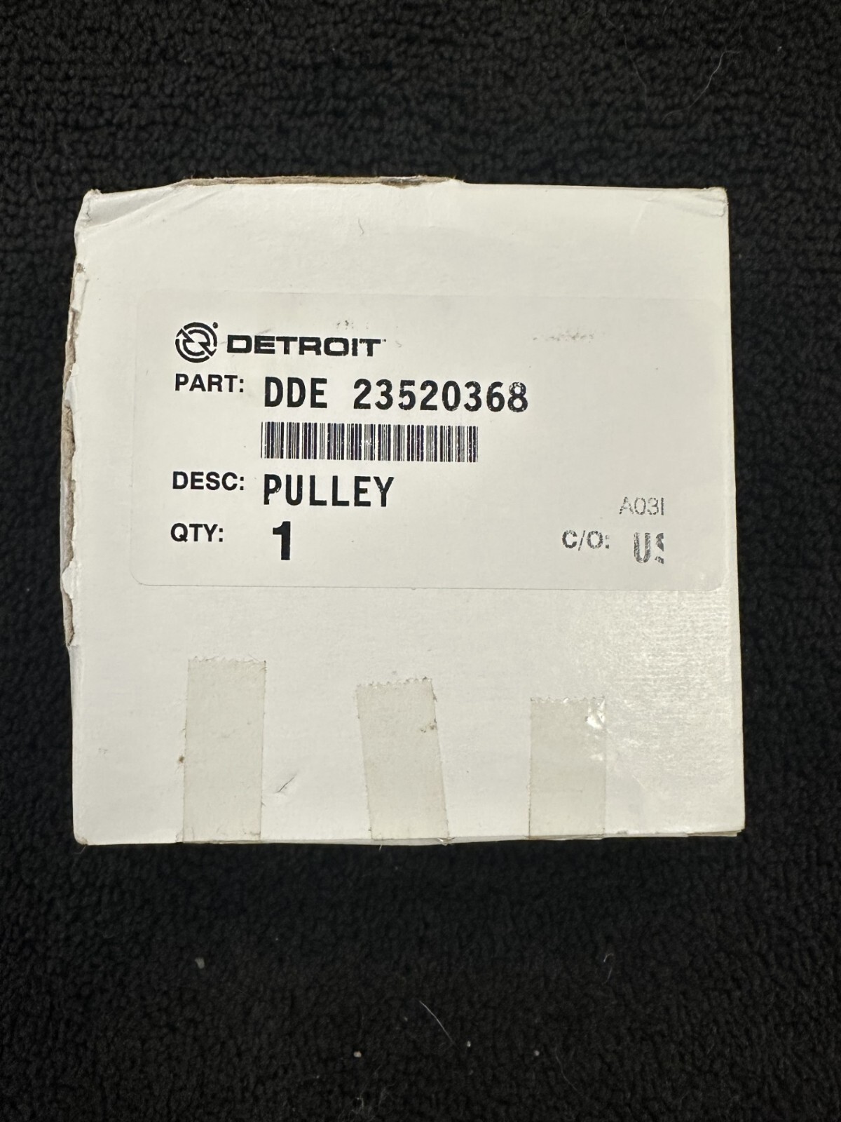 DDE 23520368 PULLEY ALTERNATOR 8 GROOVE S60 14L EPA07