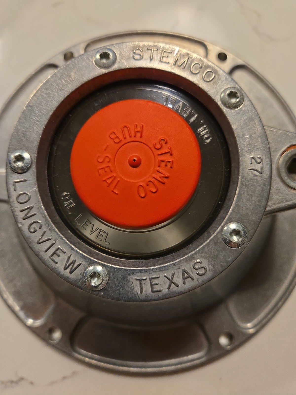 343-4034 ~ STEMCO Hub Cap w/Pipe Plug